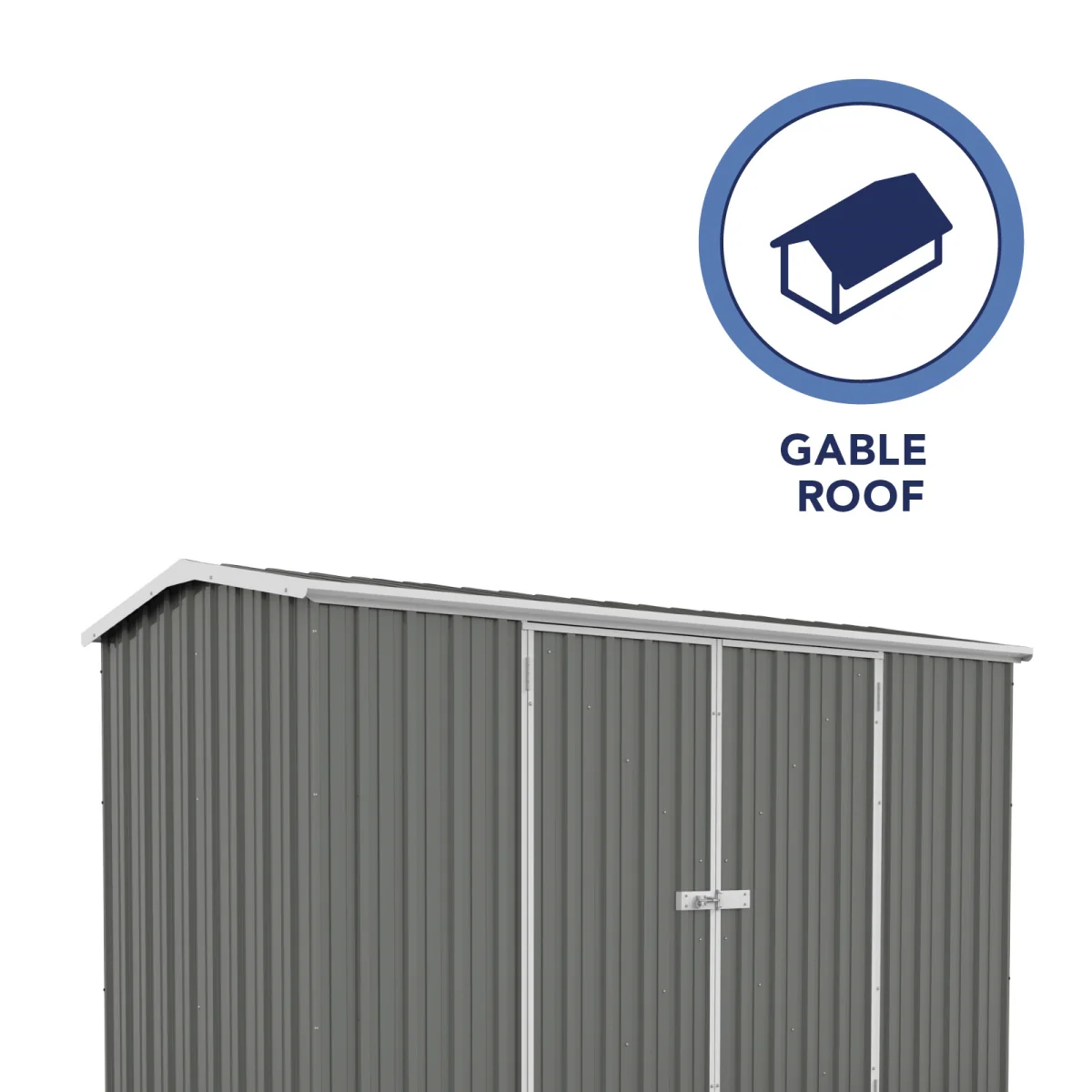 Absco | 10x10x7 ft Premier Metal Storage Shed - Image 3