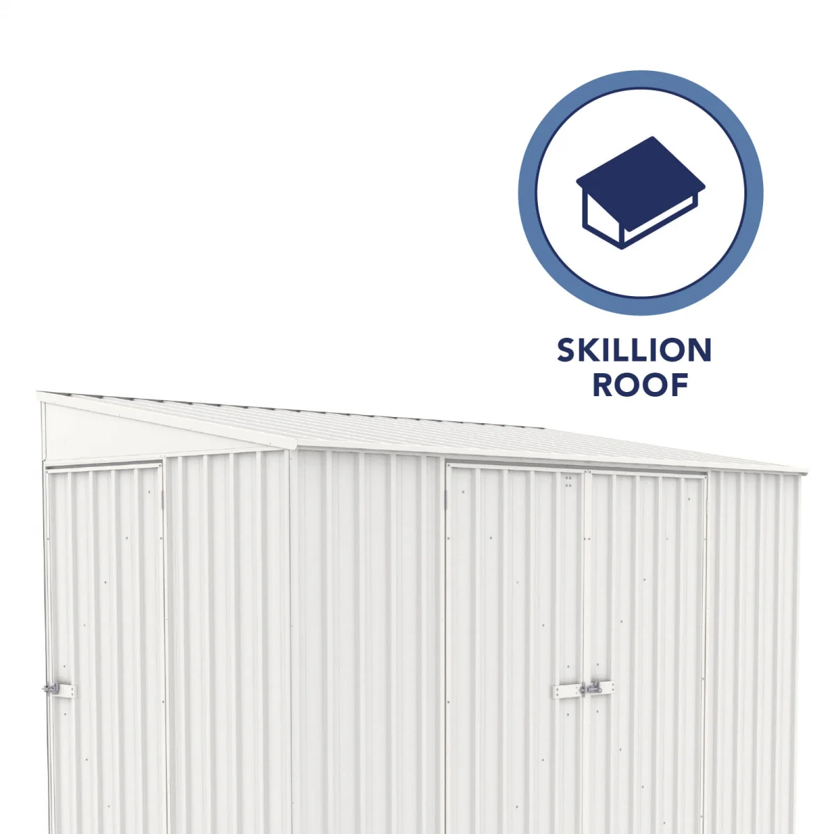Absco | 10x5 ft Lean To Metal Bike Shed - Image 15