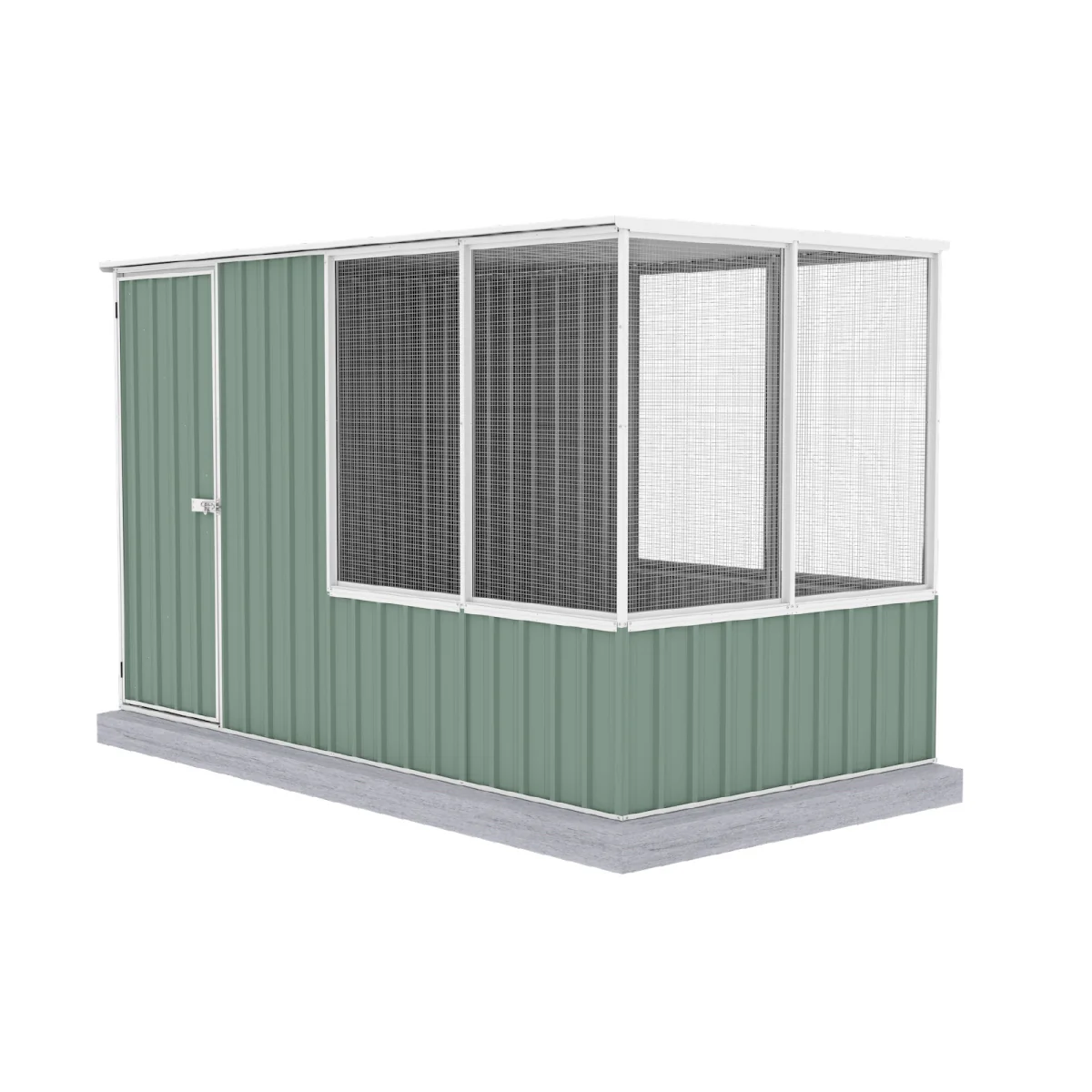 Absco | 5 ft Wide Chicken Coop - Pale Eucalypt - Image 10