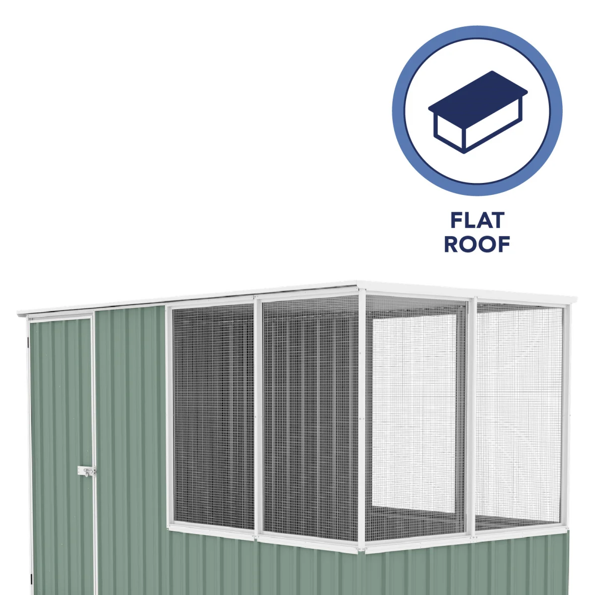 Absco | 5 ft Wide Chicken Coop - Pale Eucalypt - Image 12