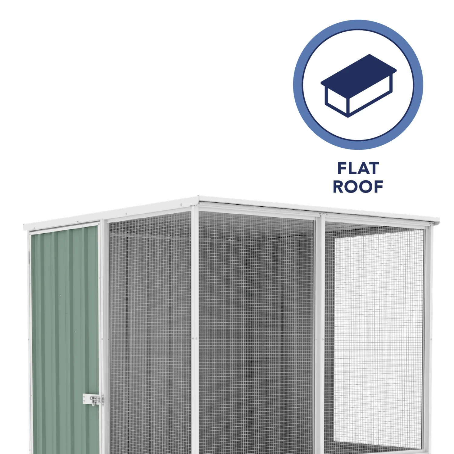 Absco | 5 ft Wide Chicken Coop - Pale Eucalypt - Image 4