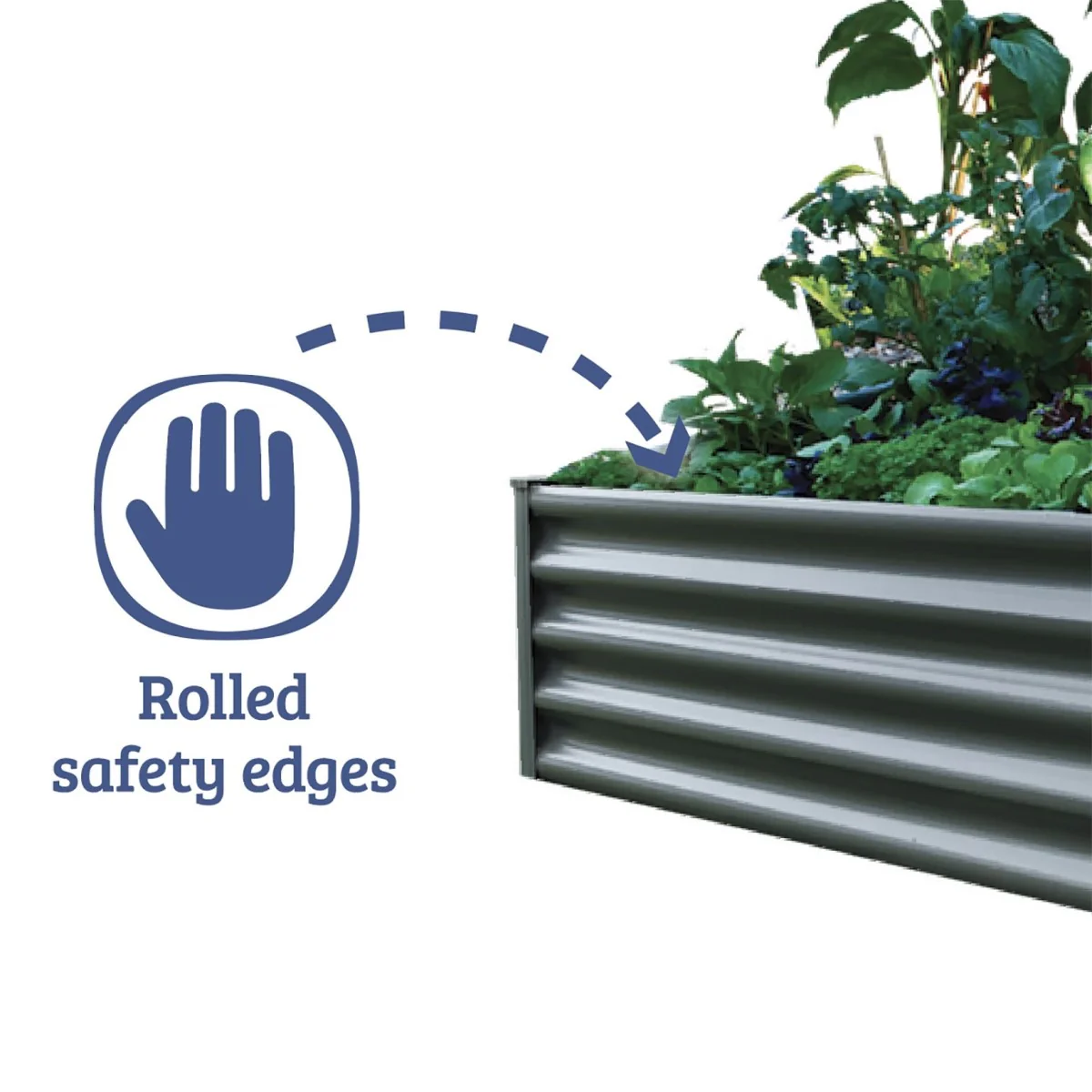 Absco | 6x3x1.3 ft Raised Garden Bed - Woodland Gray - Image 4