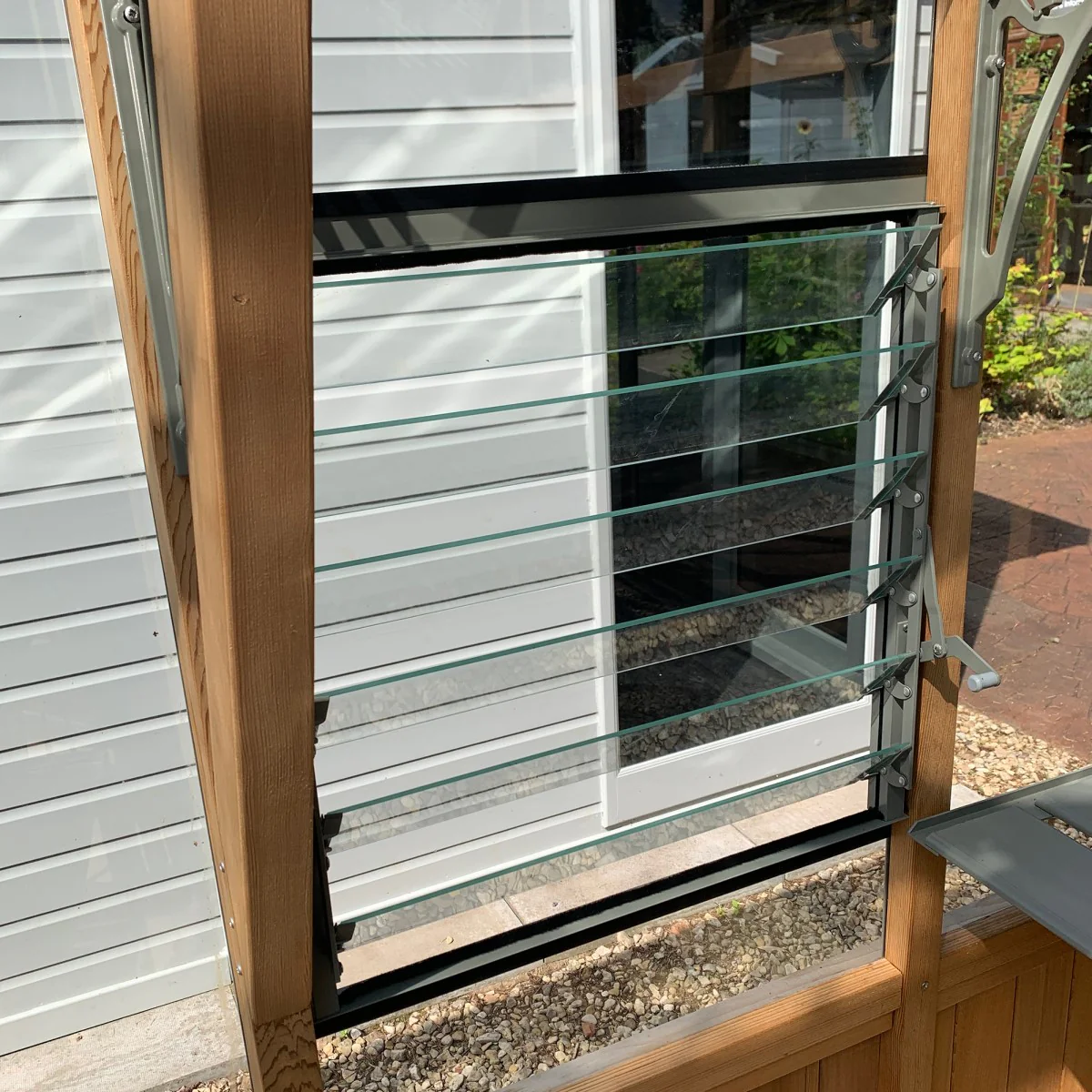 Alton | Cheltenham Victorian Half Board Cedar Greenhouse With 3mm Tempered Glass Glazing - 8 ft. 8 in. Wide - Image 14