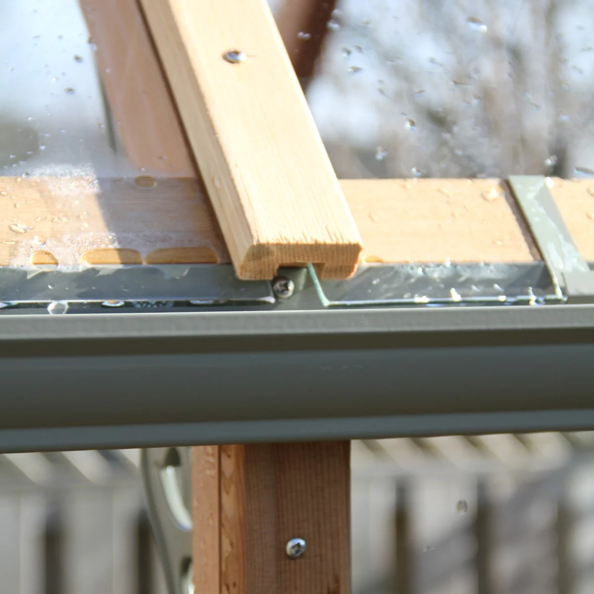Alton | Cheltenham Victorian Half Board Cedar Greenhouse With 3mm Tempered Glass Glazing - 8 ft. 8 in. Wide - Image 6