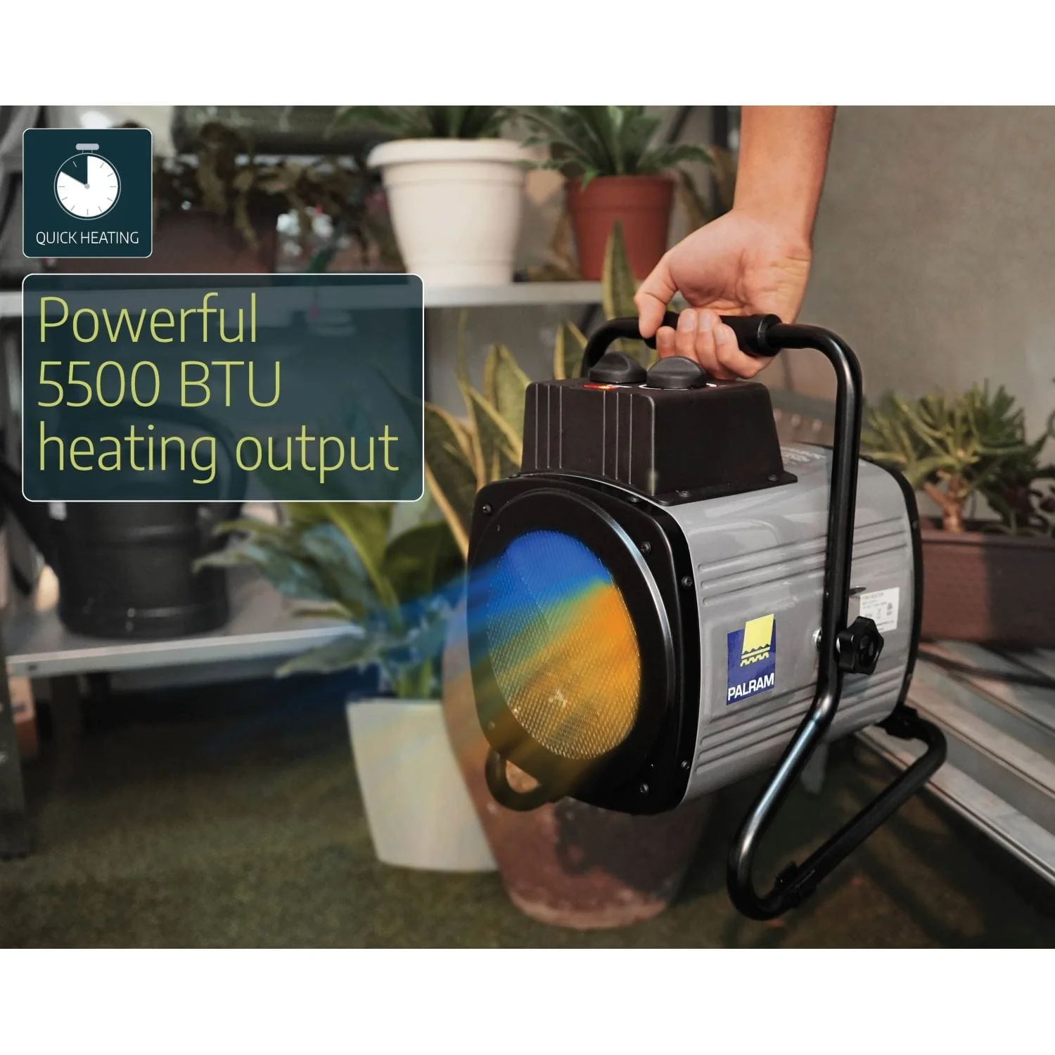 Palram - Canopia | 1500W Portable Fan Heater - Image 4