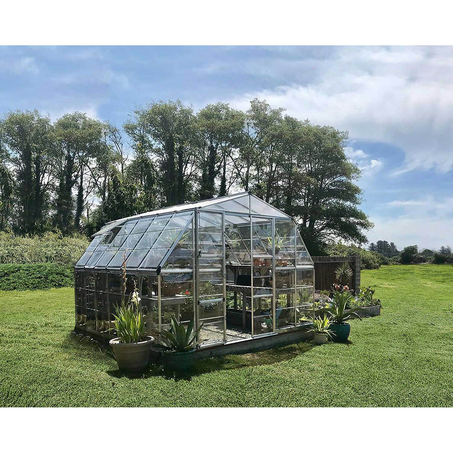 Palram - Canopia | 12x12 ft Americana Greenhouse Kit With 0.8mm Polycarbonate Glazing - Image 19