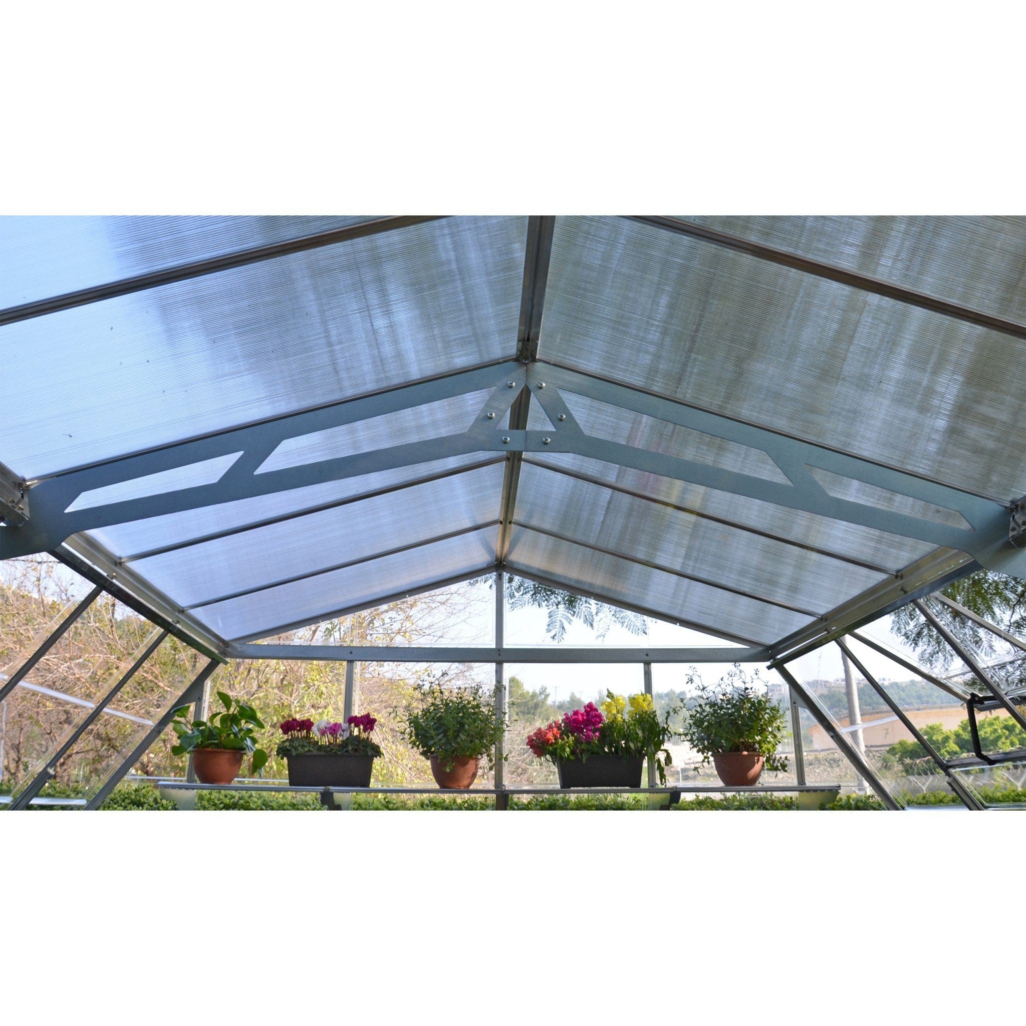 Palram - Canopia | 12x12 ft Americana Greenhouse Kit With 0.8mm Polycarbonate Glazing - Image 9