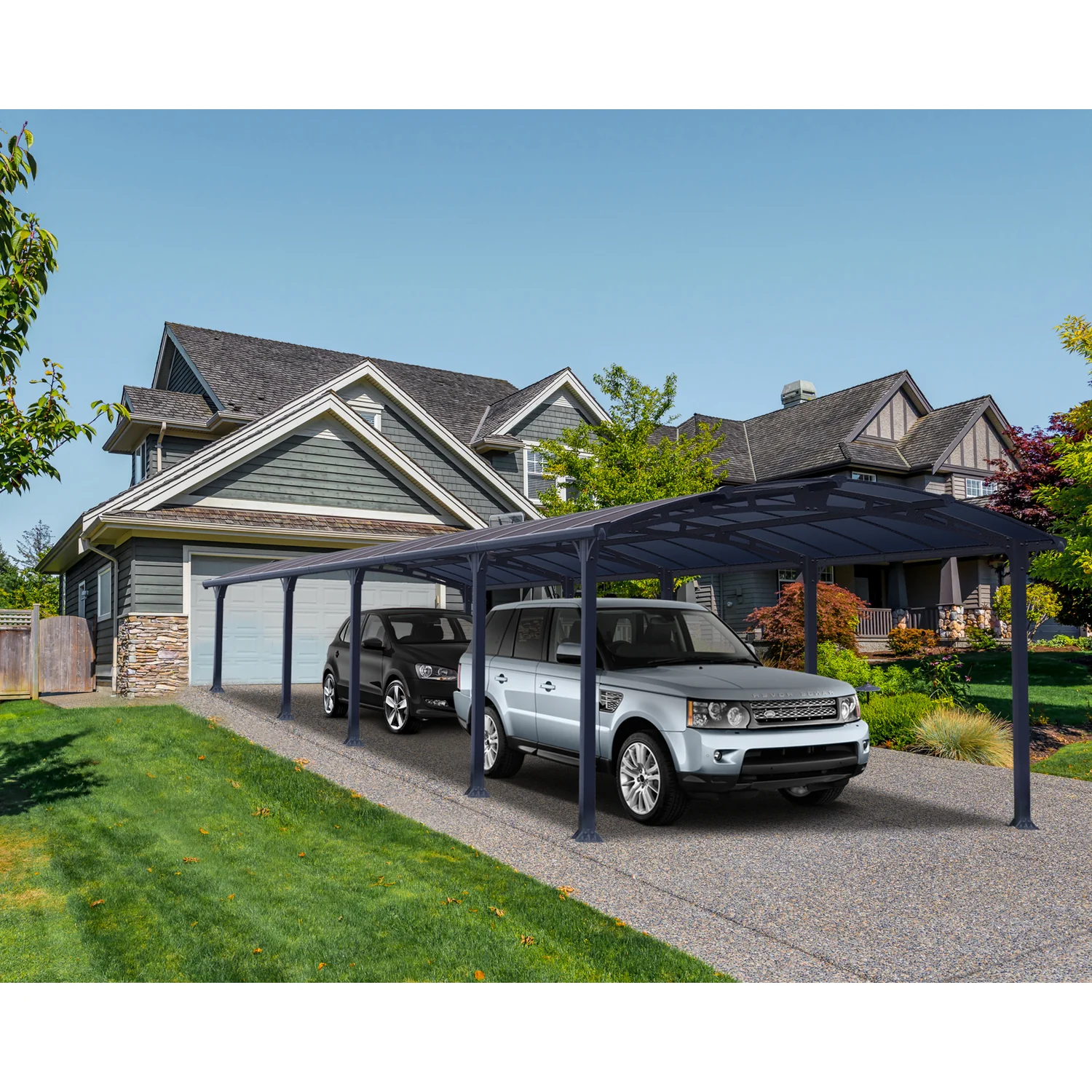 Palram - Canopia | Arcadia 5000 Carport 12x35x8 ft - Image 3