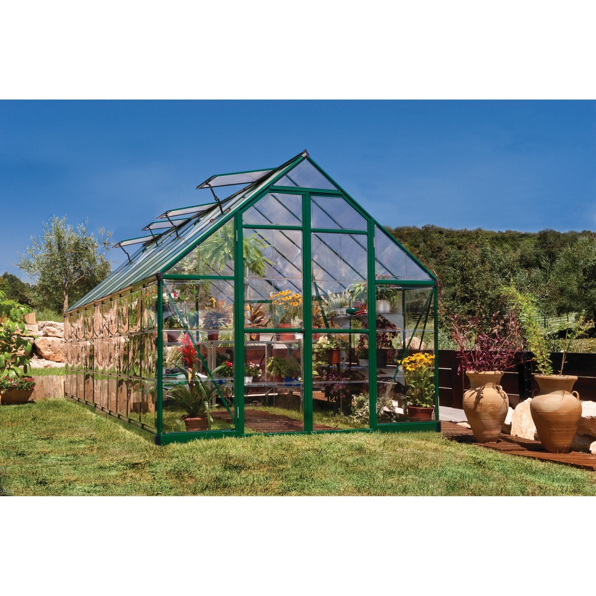 Palram - Canopia | Balance Greenhouse Kit With Clear 0.8mm Polycarbonate Glazing - Image 10