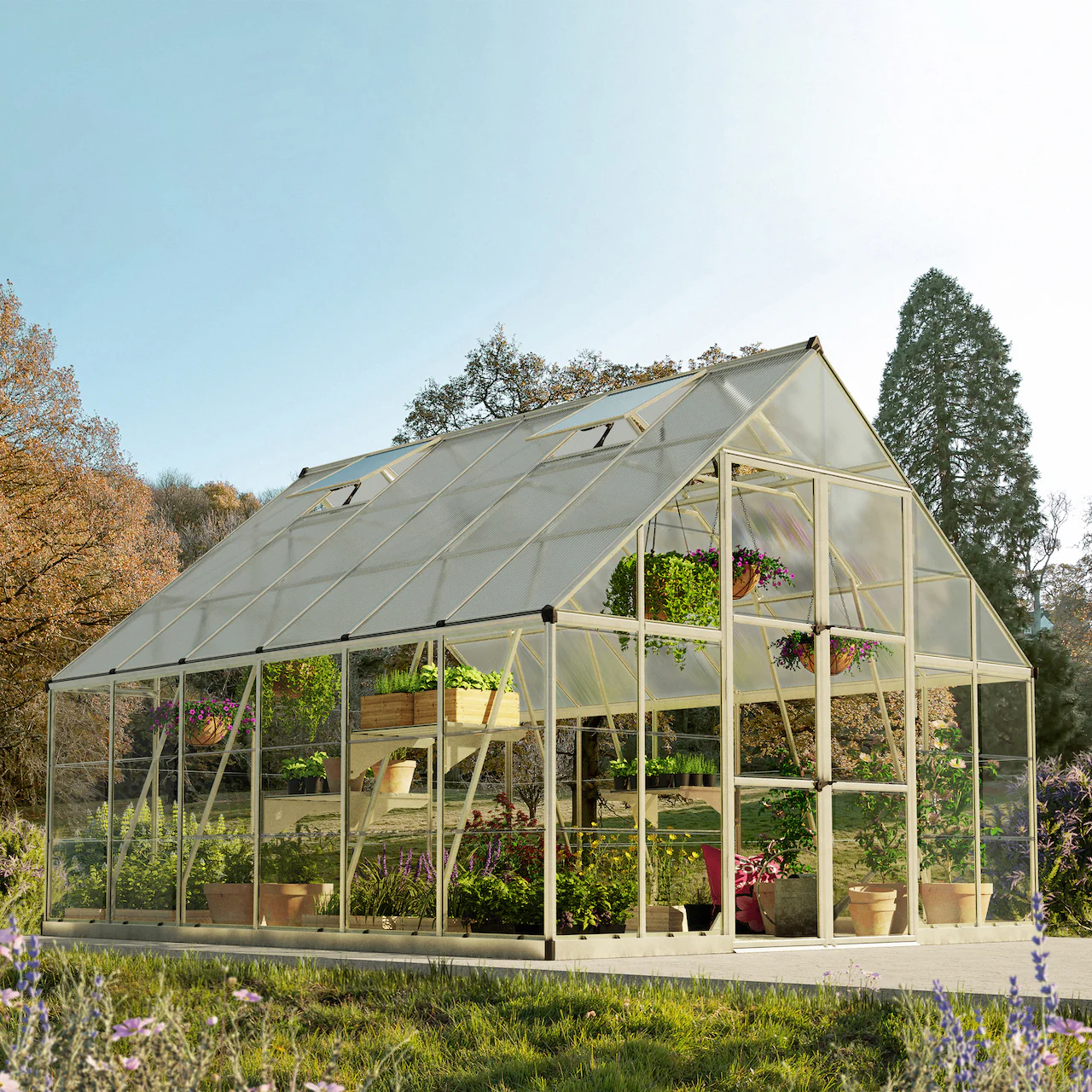 Palram - Canopia | Balance Greenhouse Kit With Clear 0.8mm Polycarbonate Glazing - Image 20