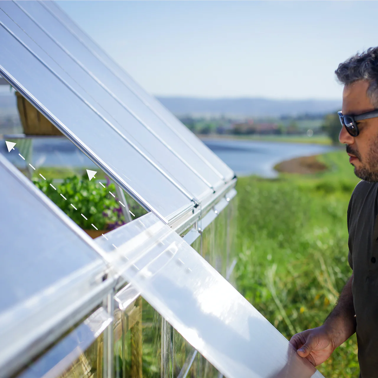 Palram - Canopia | Balance Greenhouse Kit With Clear 0.8mm Polycarbonate Glazing - Image 34