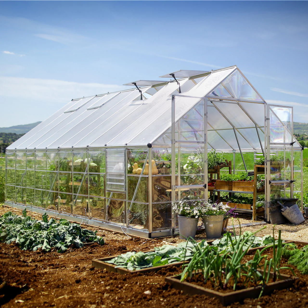 Palram - Canopia | Balance Greenhouse Kit With Clear 0.8mm Polycarbonate Glazing - Image 43