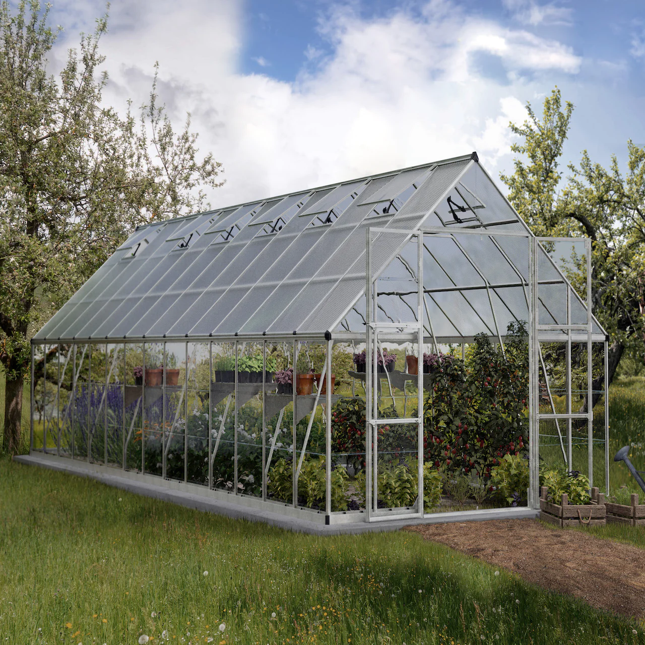 Palram - Canopia | Balance Greenhouse Kit With Clear 0.8mm Polycarbonate Glazing - Image 52