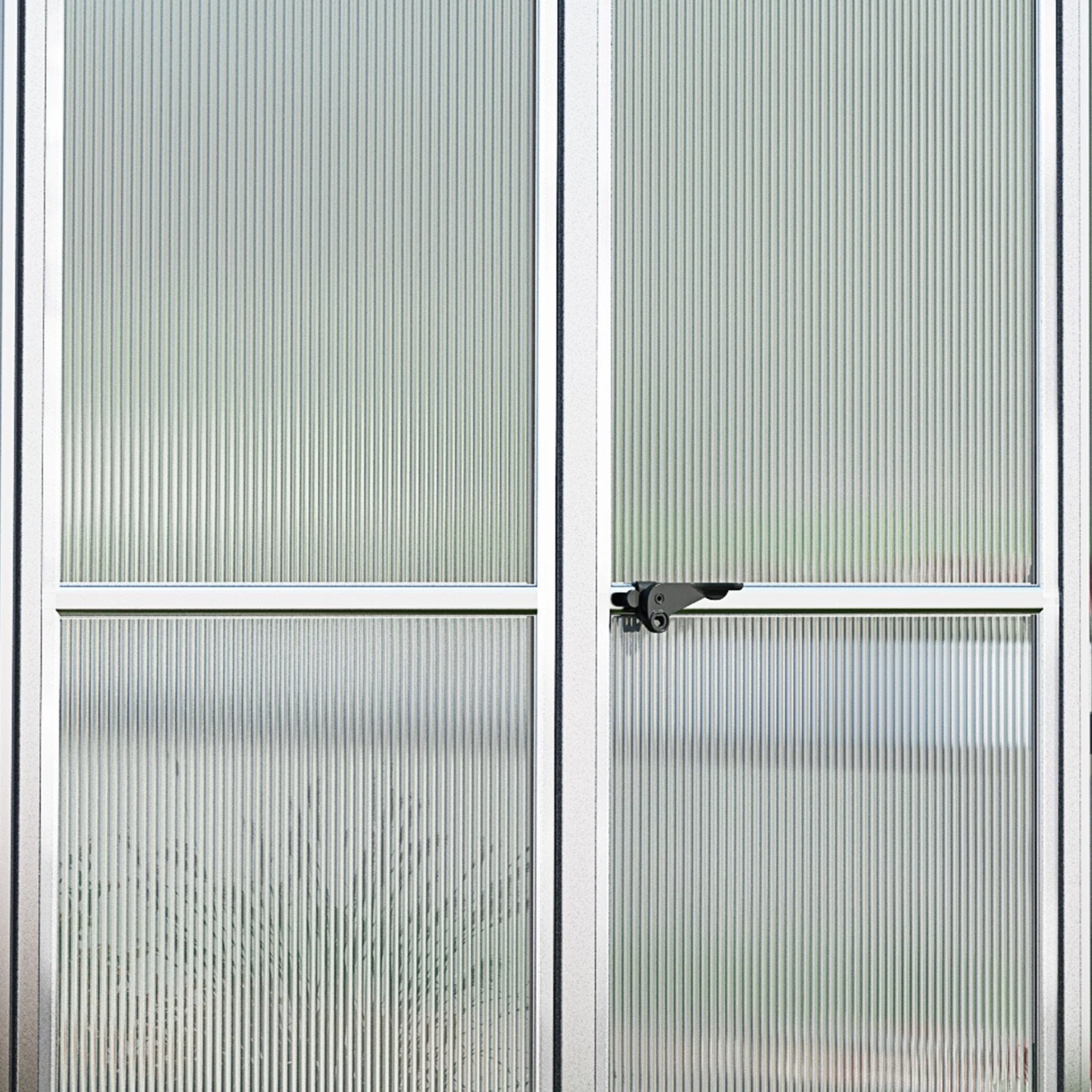 Palram - Canopia | Bella Greenhouse 8 ft Wide - Silver With 6mm Twin-wall Polycarbonate Glazing - Image 7