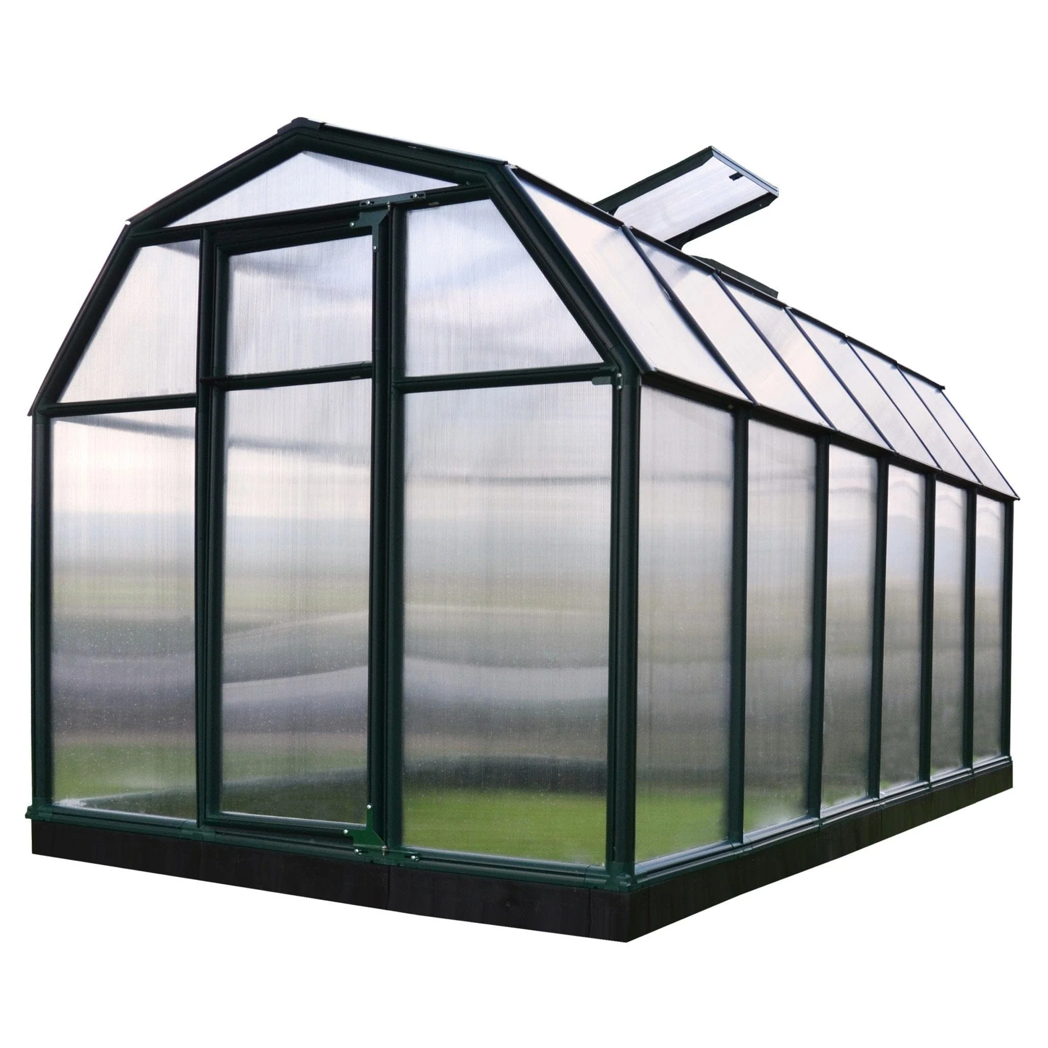 Palram - Canopia | EcoGrow Greenhouse Kit - 6 ft Wide - Green With 6mm Twin-wall Polycarbonate Glazing - Image 19