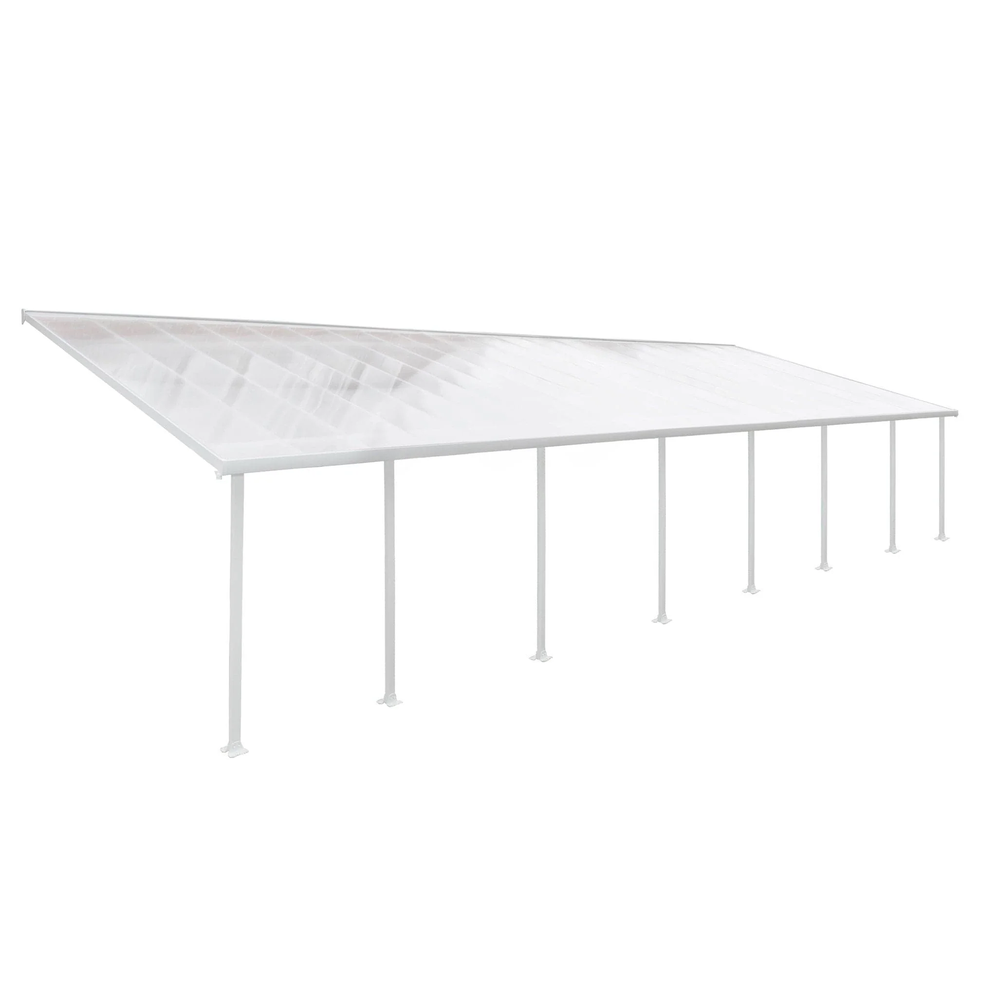 Palram - Canopia | 13 ft Wide Feria Patio Cover - White Clear - Image 18