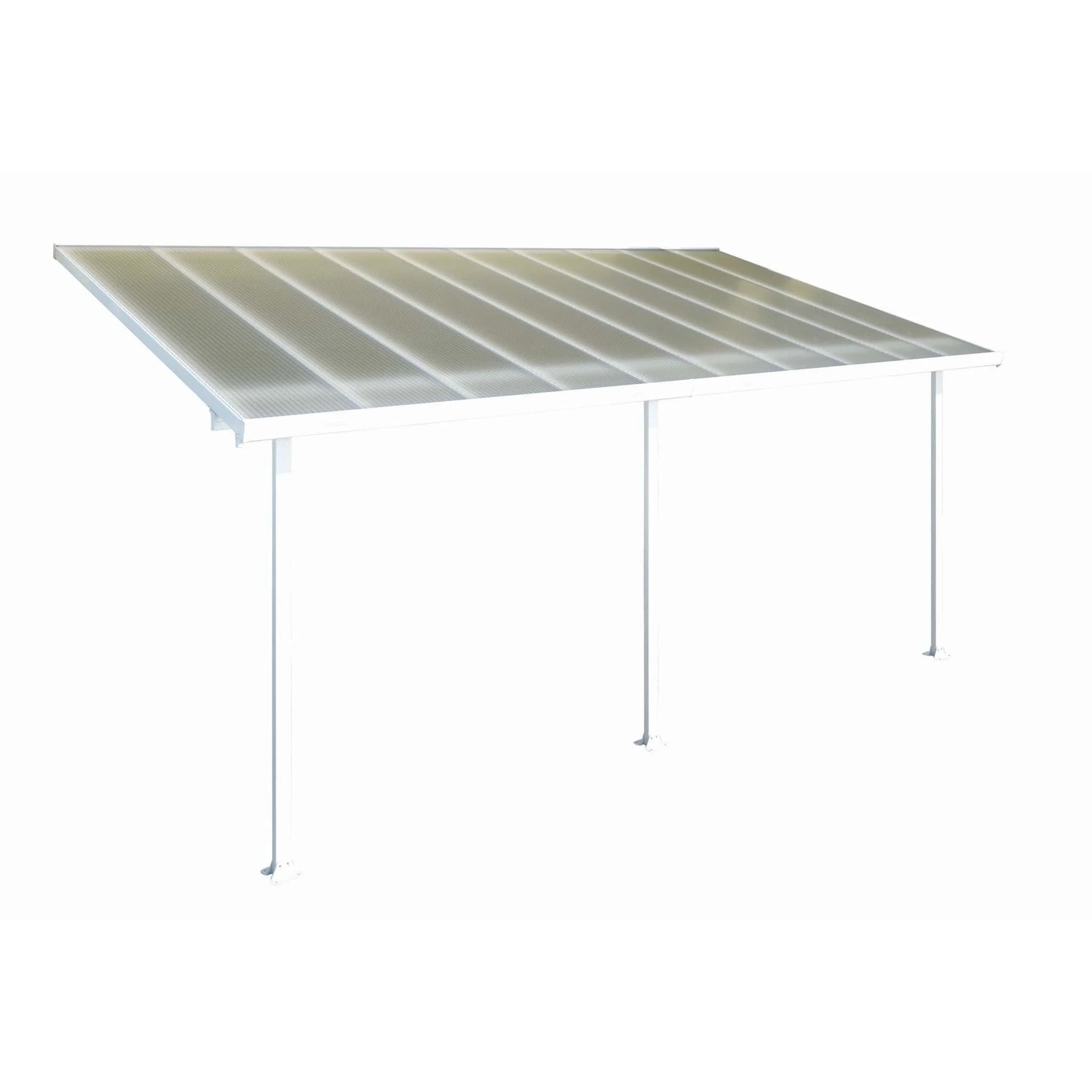 Palram - Canopia | 10 ft Wide Feria Patio Cover - White - Image 12