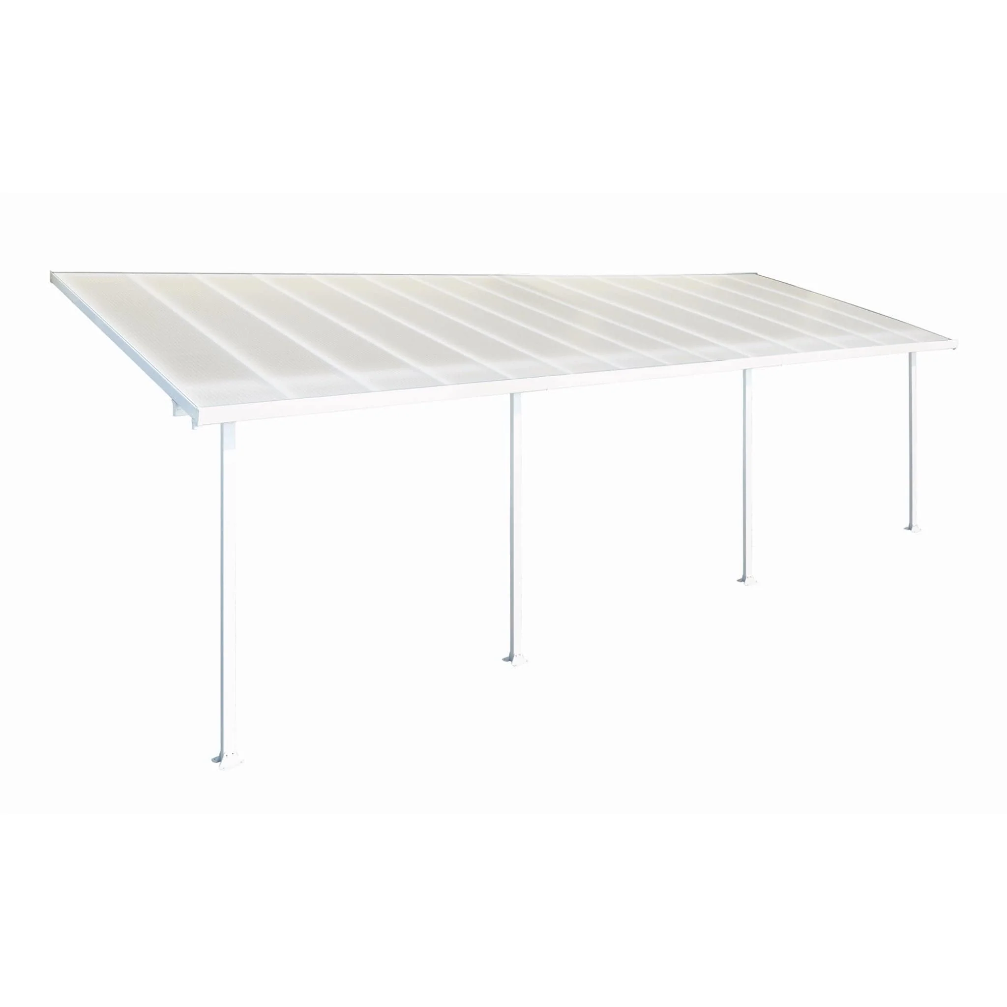 Palram - Canopia | 10 ft Wide Feria Patio Cover - White - Image 18