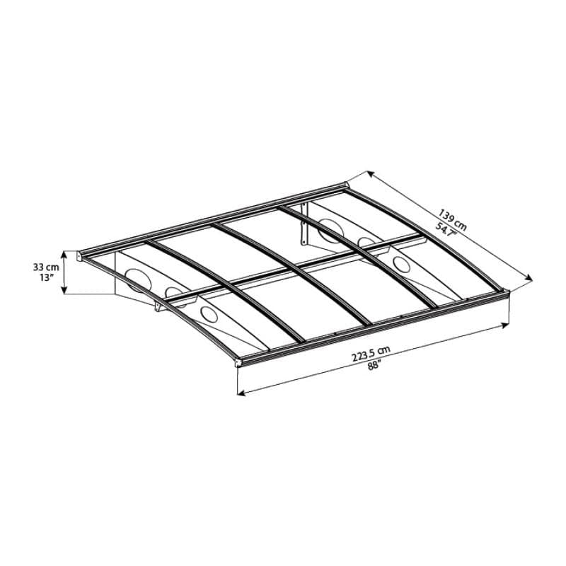 Palram - Canopia | Herald Door Awning - Image 4