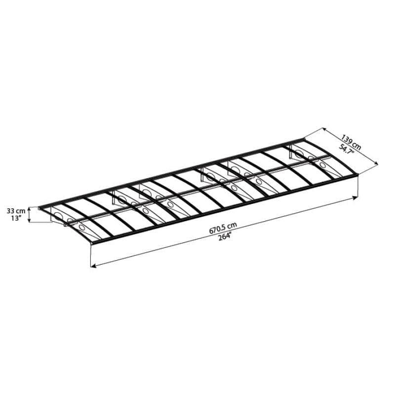 Palram - Canopia | Herald Door Awning - Image 9