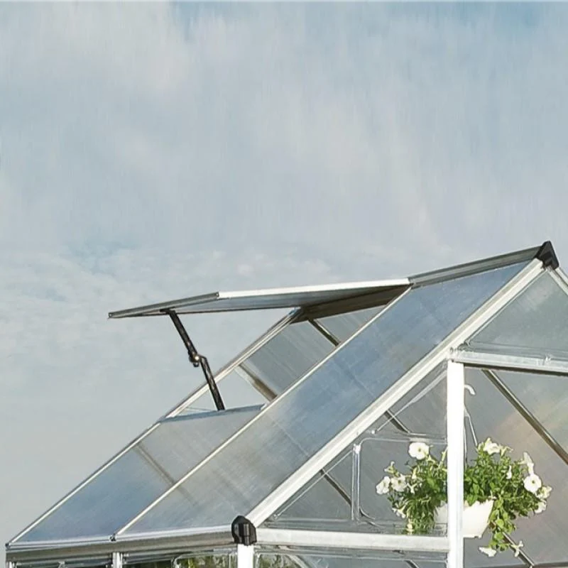 Palram - Canopia | Hybrid Greenhouse Kit - Silver With 0.8mm Polycarbonate Glazing - Image 18