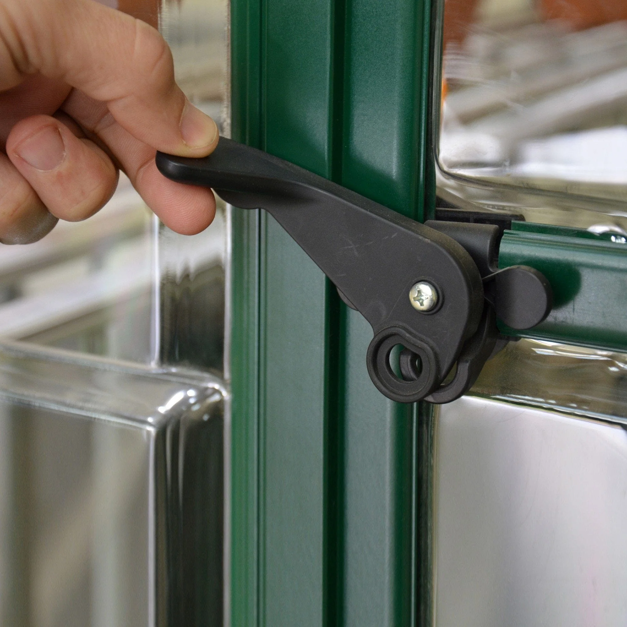 Palram - Canopia | Hybrid Greenhouse Kit - Silver With 0.8mm Polycarbonate Glazing - Image 28