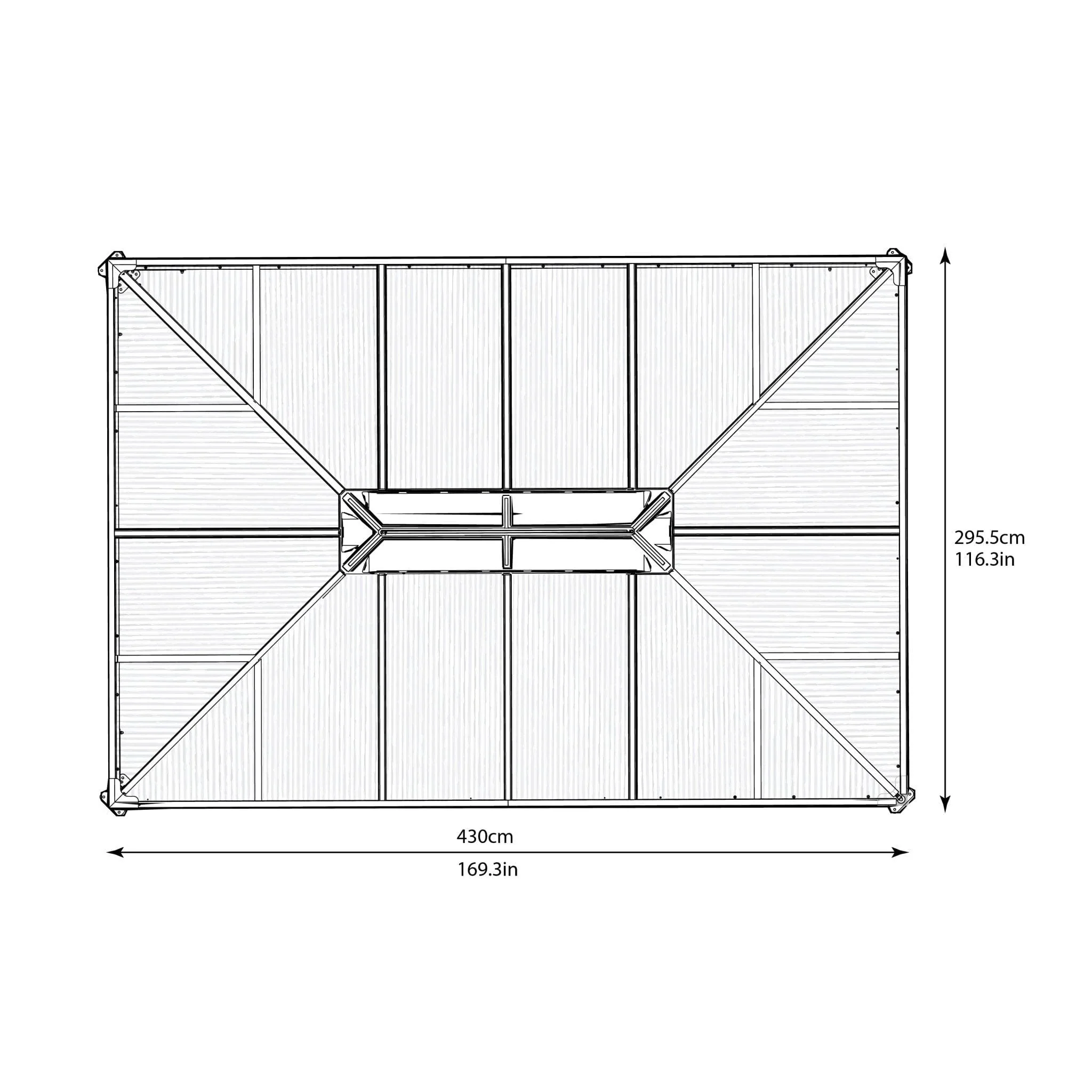 Palram - Canopia | Martinique 10x14 ft Garden Gazebo - Image 9