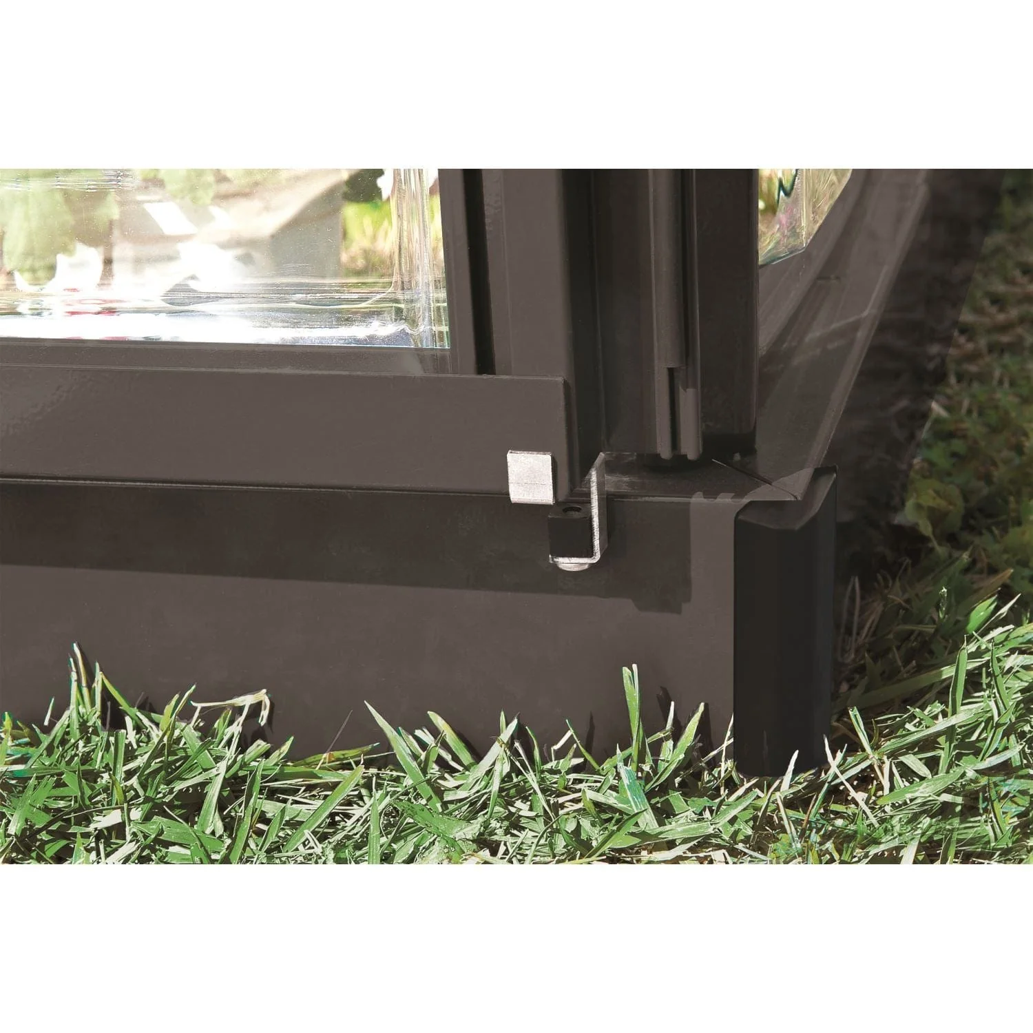 Palram - Canopia | 6x4 ft Mythos Greenhouse Kit - Gray With 4mm Twin-wall Polycarbonate Glazing - Image 5