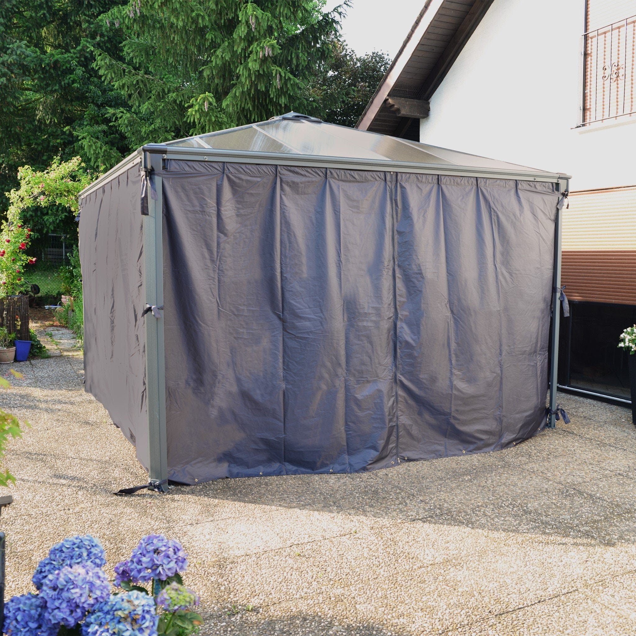 Palram - Canopia | Palermo and Milano Gazebo Curtain Set - 4 Piece - Image 3