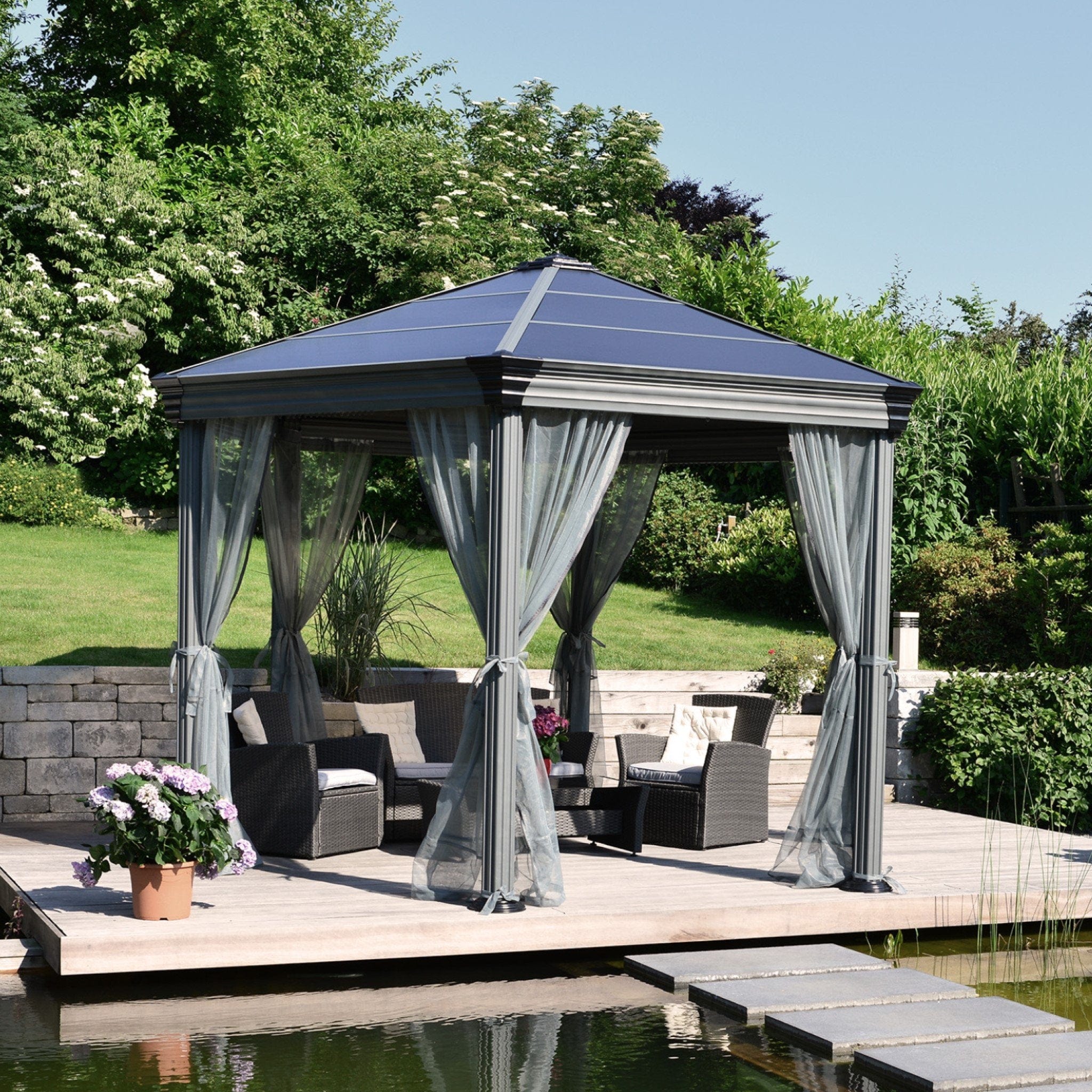 Palram - Canopia | Roma Gazebo Netting set - 6 Piece