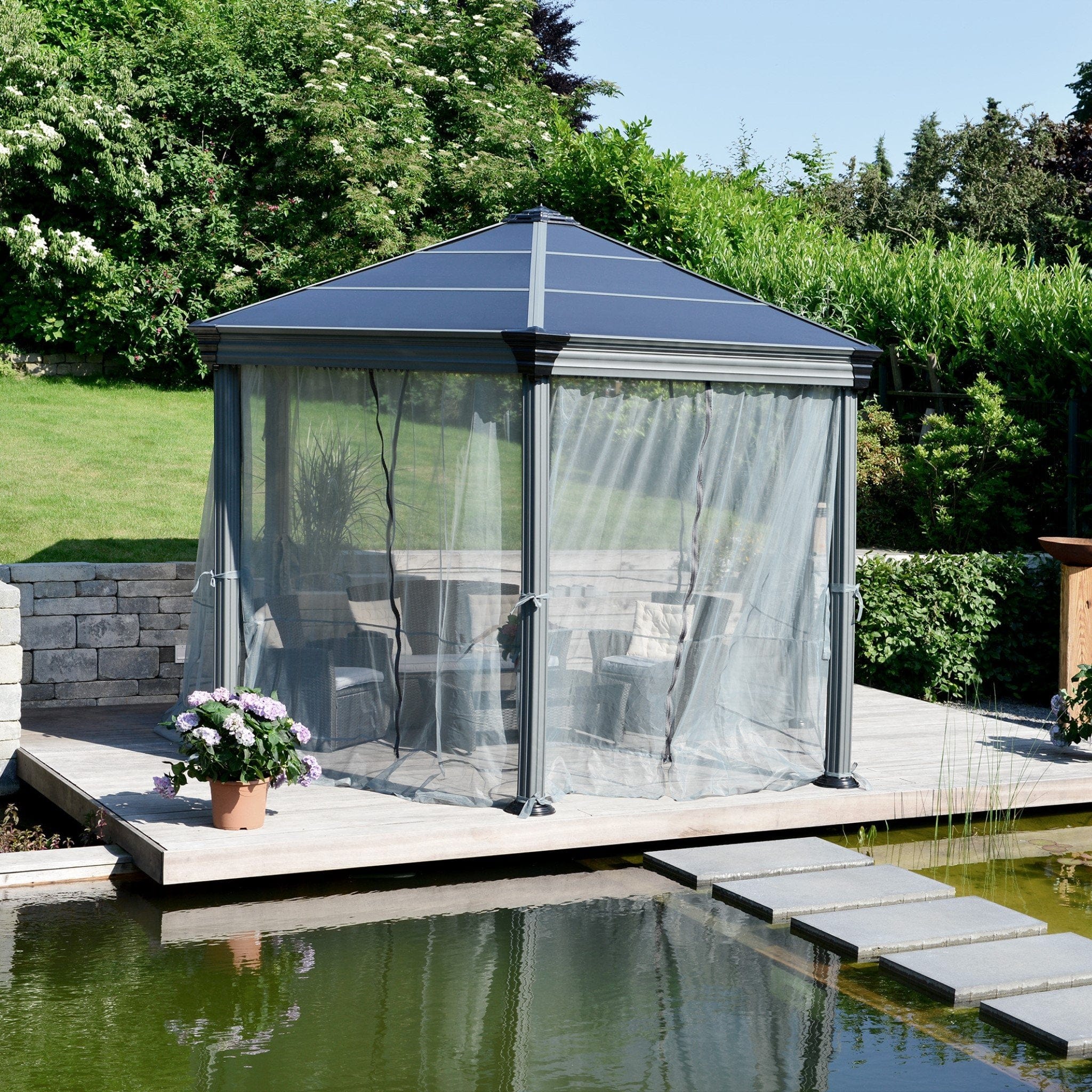 Palram - Canopia | Roma Gazebo Netting set - 6 Piece - Image 2
