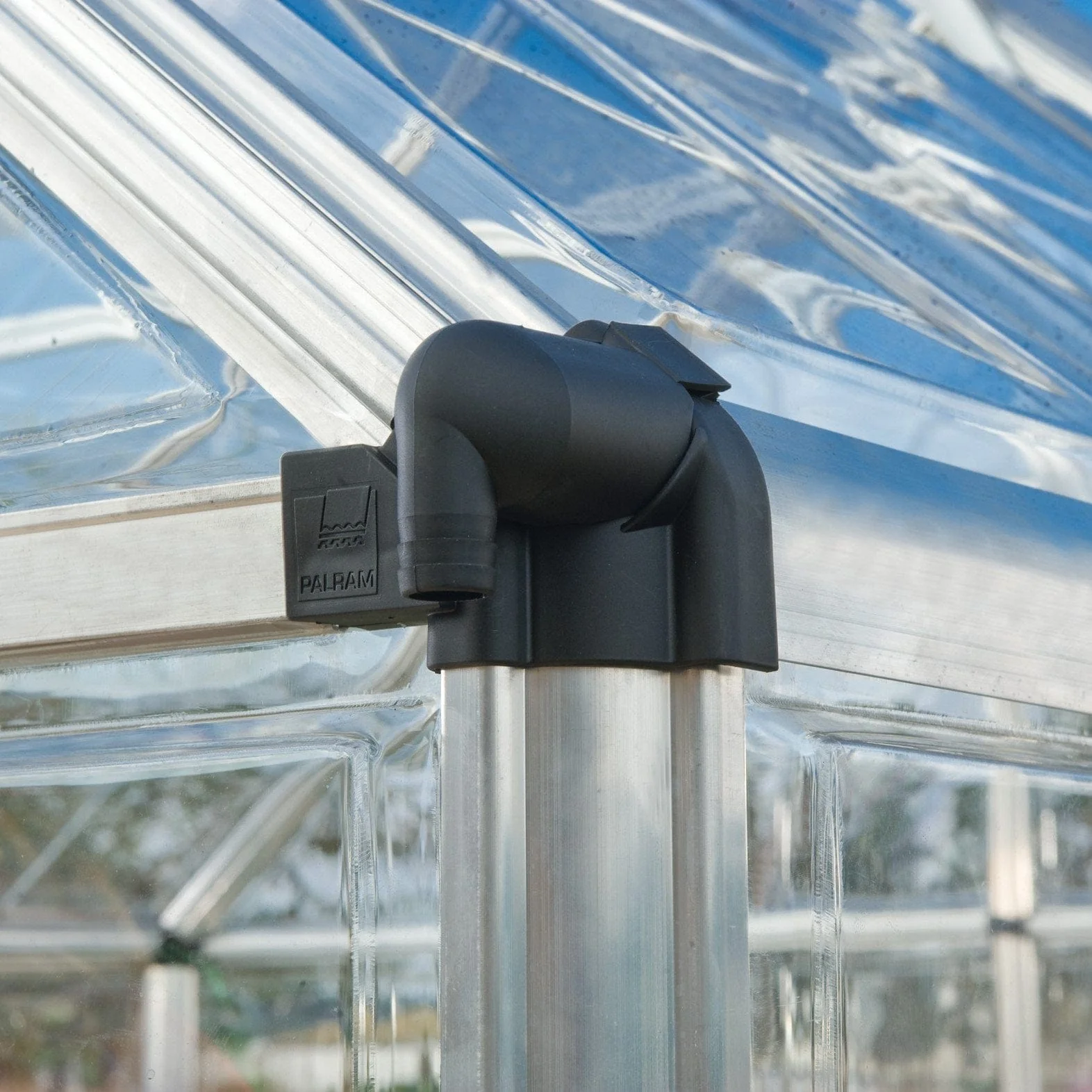 Palram - Canopia | Snap & Grow Greenhouse Kit - 6ft Wide - Silver With 0.8mm Polycarbonate Glazing - Image 13