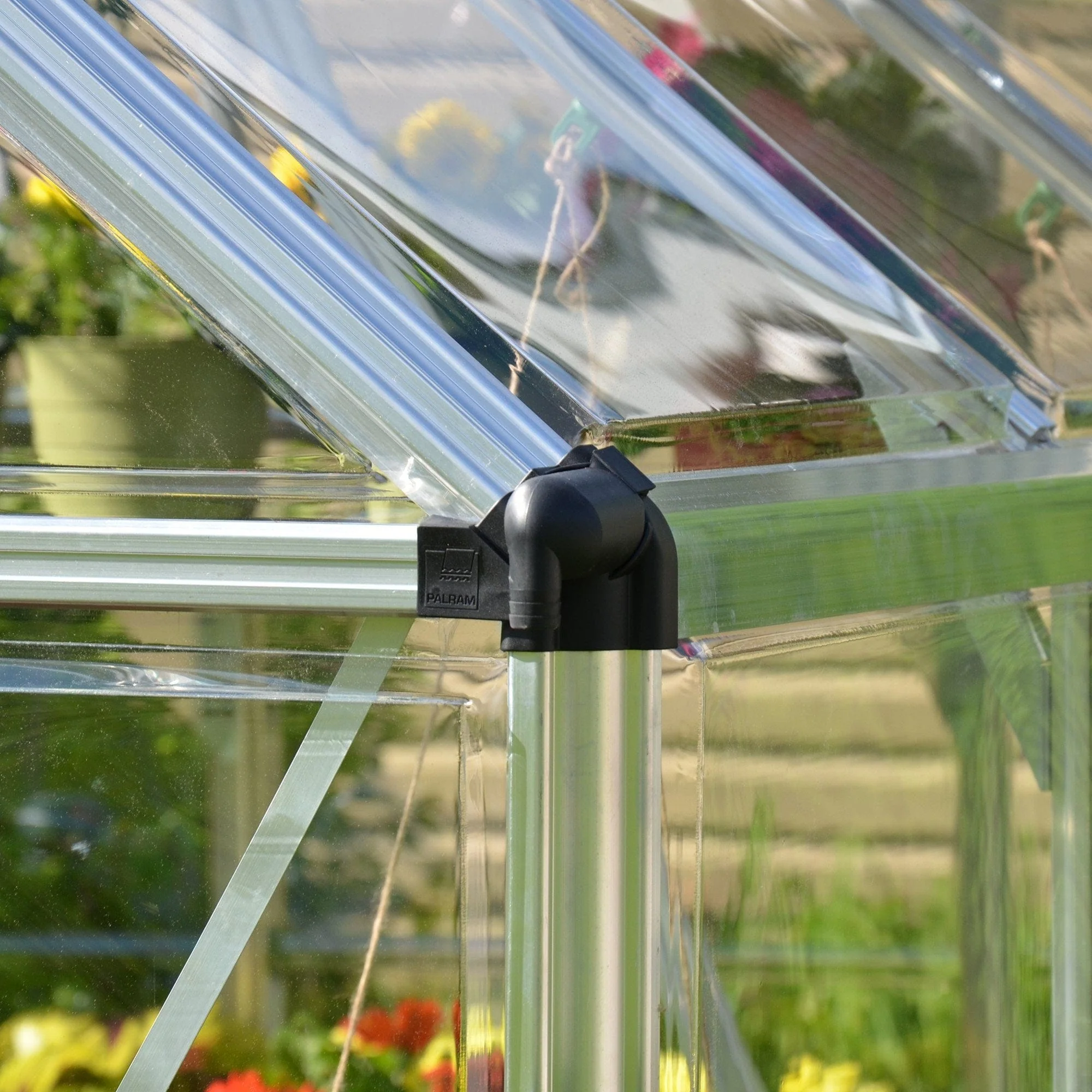Palram - Canopia | Snap & Grow Greenhouse Kit - 8 Ft Wide - Silver With 0.8mm Polycarbonate Glazing - Image 4