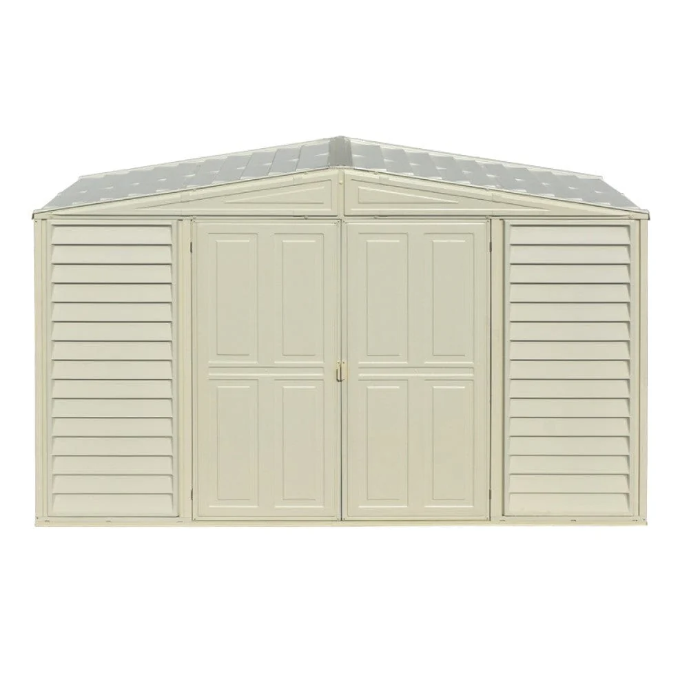DuraMax | 10.5x3x6 Ft SidePro Vinyl Plastic Storage Shed with Foundation - Image 8