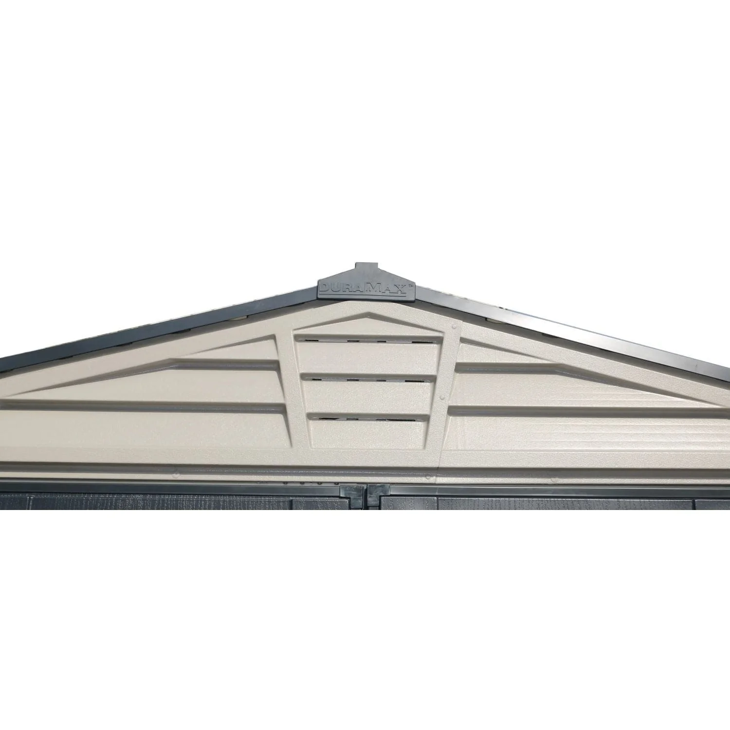 DuraMax | 10x8x6 ft StoreMax Plus Vinyl Plastic Storage Shed With Molded Floor - Image 12