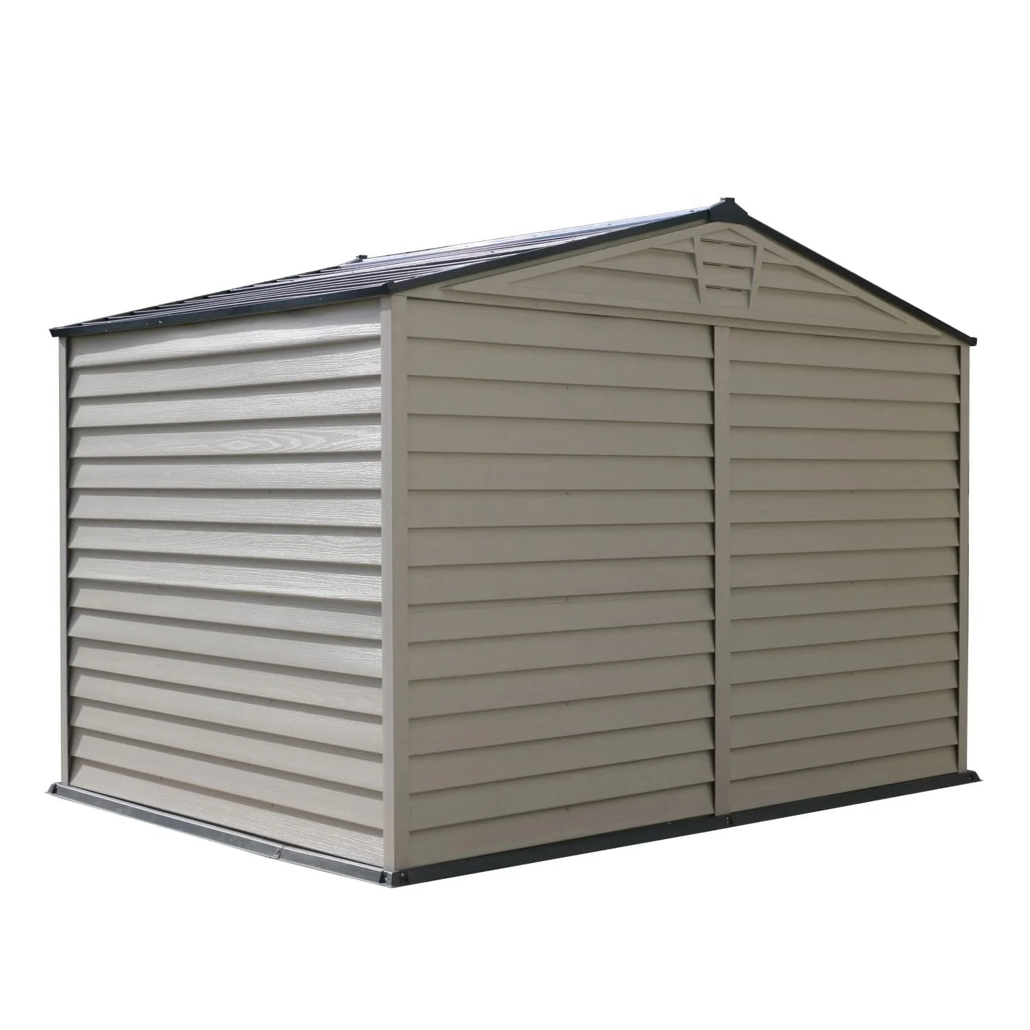 DuraMax | 10x8x6 ft StoreMax Plus Vinyl Plastic Storage Shed With Molded Floor - Image 3