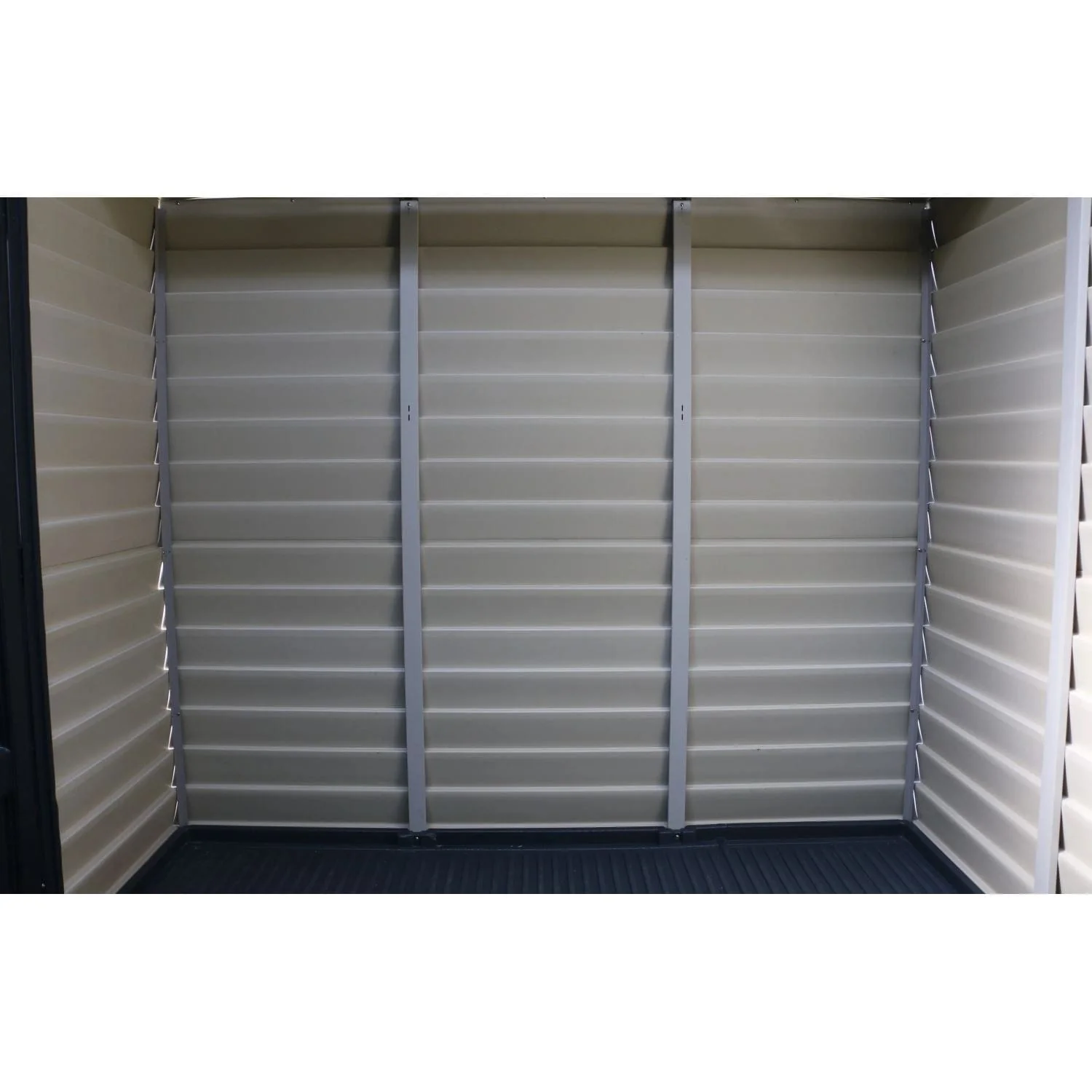 DuraMax | 10x8x6 ft StoreMax Plus Vinyl Plastic Storage Shed With Molded Floor - Image 8