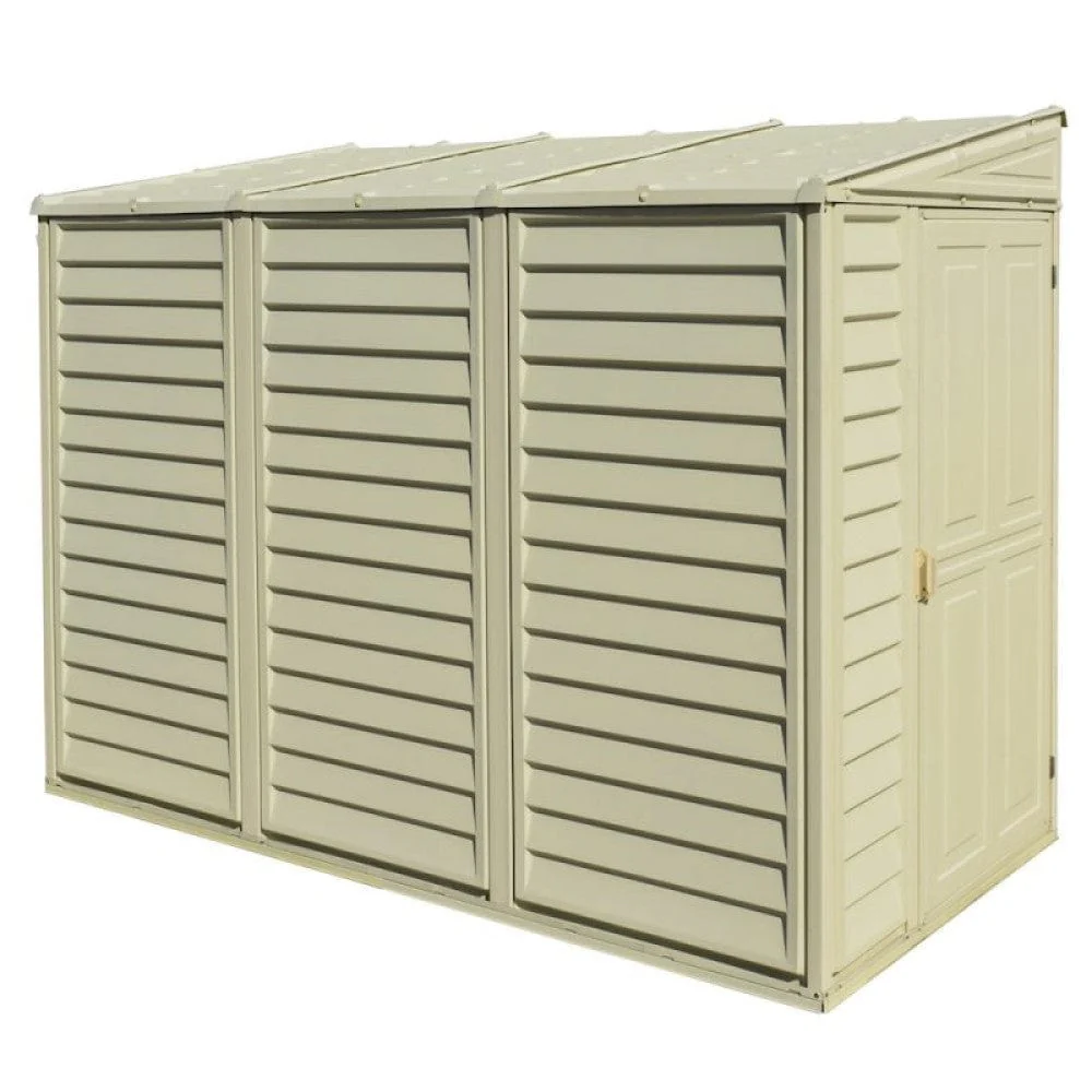 DuraMax | 4 ft Wide SideMate Vinyl Plastic Storage Shed with Foundation - Image 4