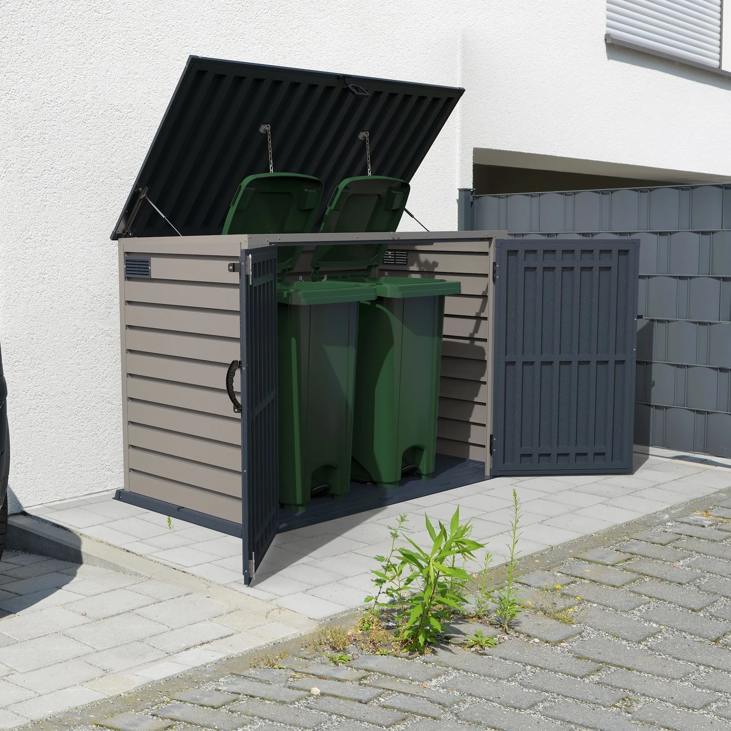 DuraMax | 6.3x3.5 ft Plastic MultiStore Outdoor Horizontal Storage Shed - 2100L - Image 11