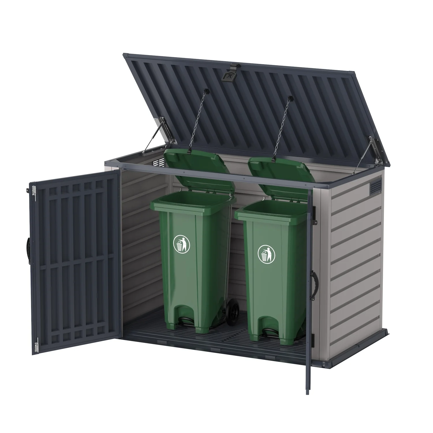 DuraMax | 6.3x3.5 ft Plastic MultiStore Outdoor Horizontal Storage Shed - 2100L - Image 23