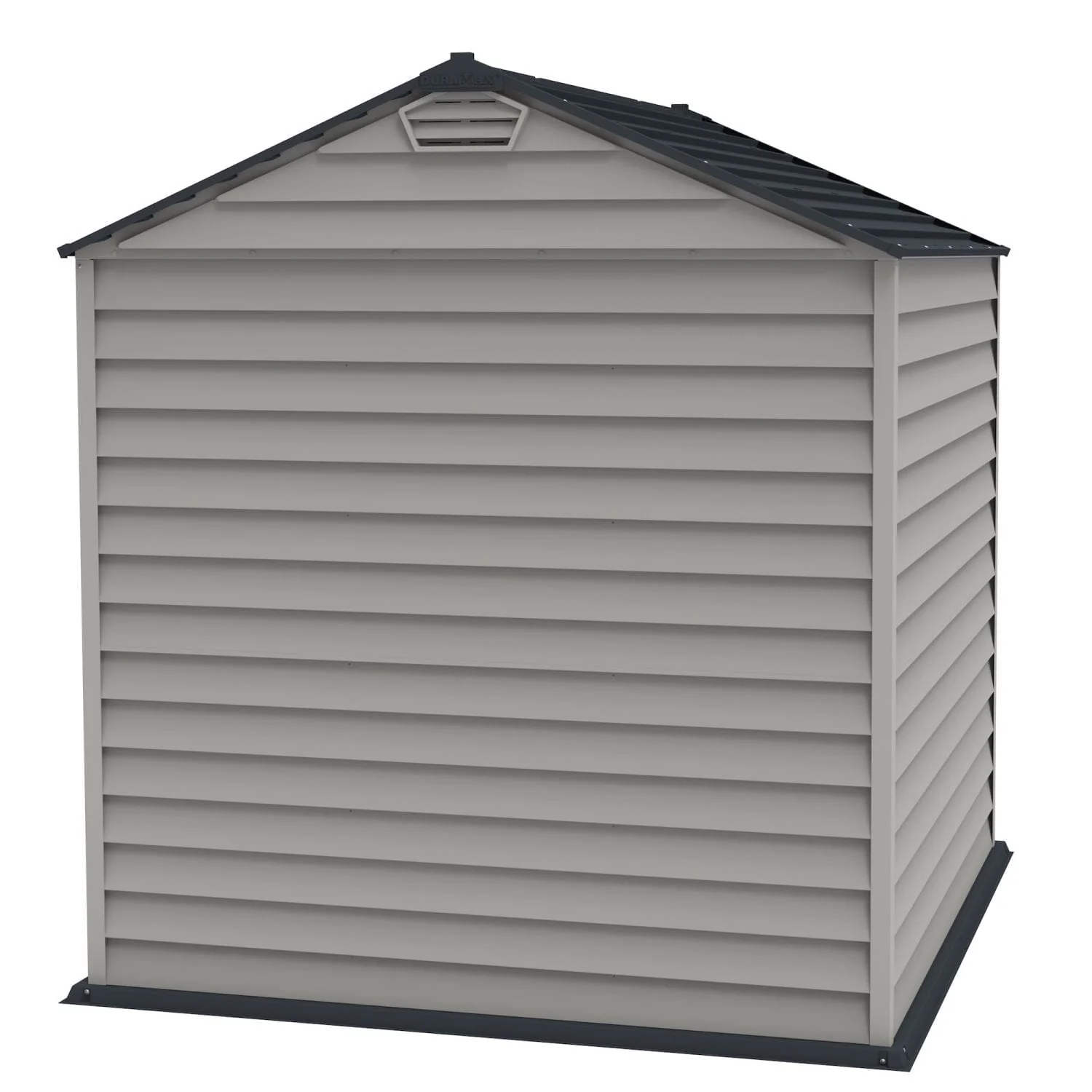 DuraMax | 7x7x6 ft StoreMax Plus Vinyl Plastic Storage Shed with Molded Floor - Image 5