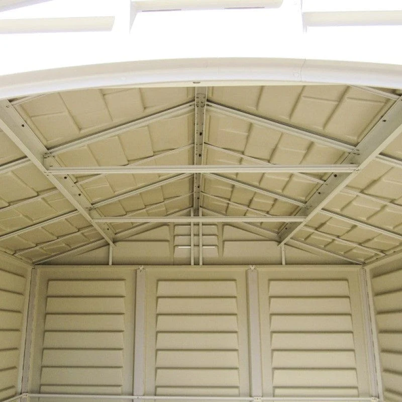 DuraMax | 8x8x6 ft DuraPlus Vinyl Plastic Storage Shed with Foundation - Image 6