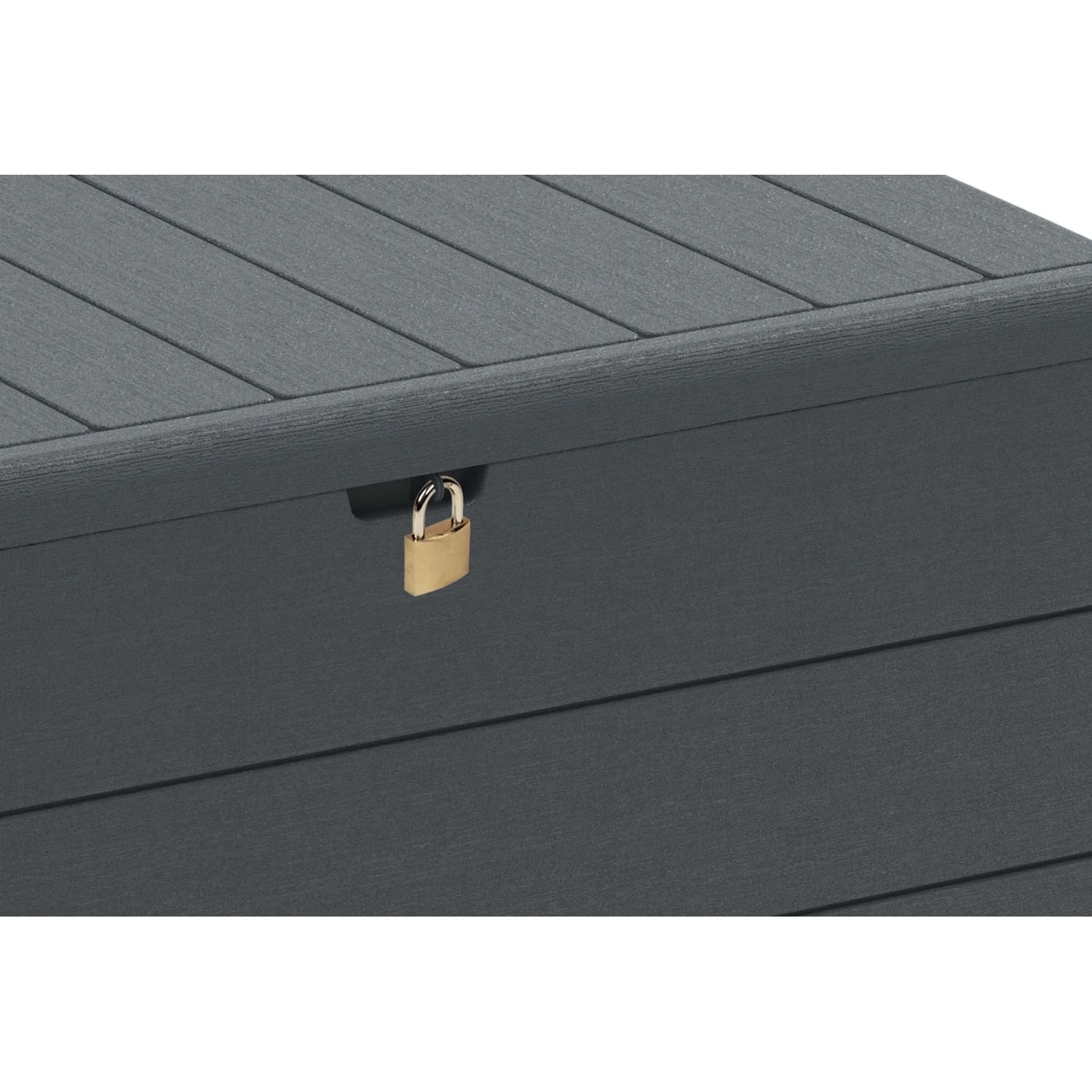 DuraMax | Deck Box Cedar Grain 110 Gallon Brown - Image 5