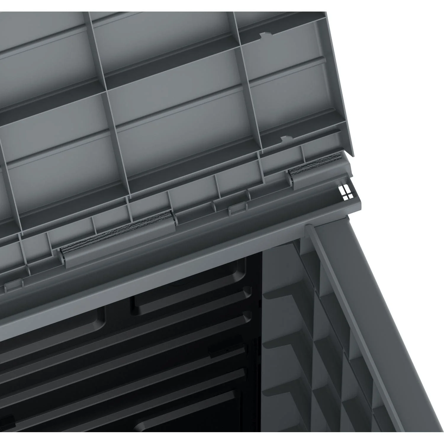 DuraMax | 4.3x2.4 ft Heavy Plastic StoreAway Multipurpose Horizontal Shed - 850L - Image 7