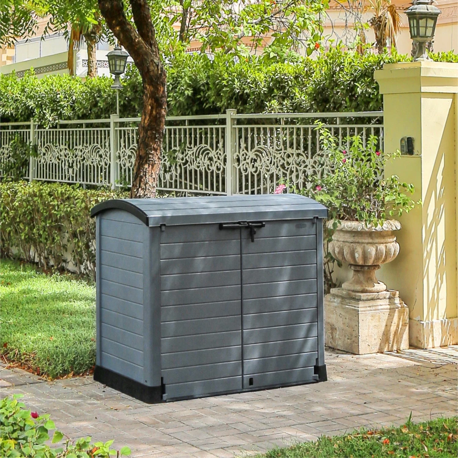 DuraMax | 4.5x2.8 ft Heavy Plastic StoreAway Multipurpose Horizontal Shed with Arc Lid - 1200L - Image 21