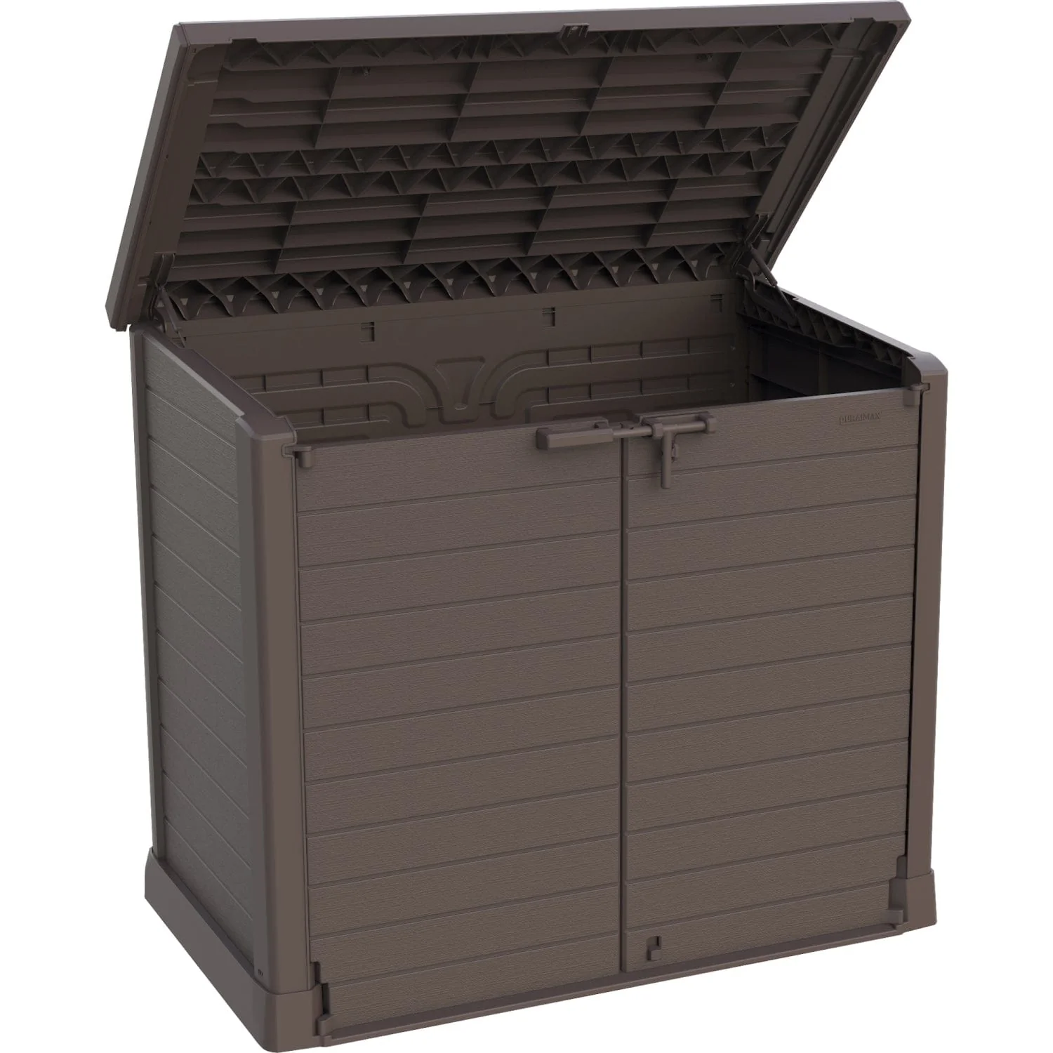 DuraMax | 4.5x2.8 ft Heavy Plastic StoreAway Multipurpose Horizontal Shed with Flat Lid - 1200L - Image 4