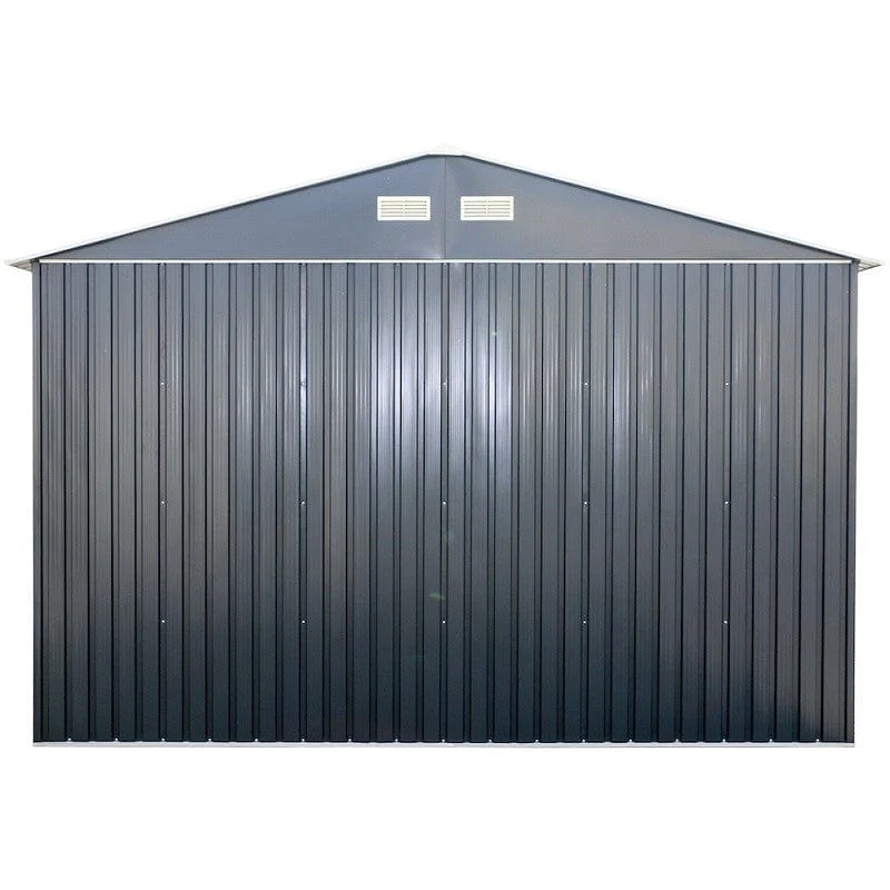 DuraMax | Imperial Metal Garage 12X20 Dark Gray with White | Eastern States - Image 4