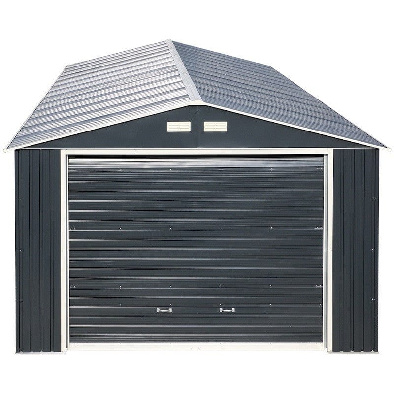 DuraMax | Imperial Metal Garage 12X20 Dark Gray with White | Western States - Image 3