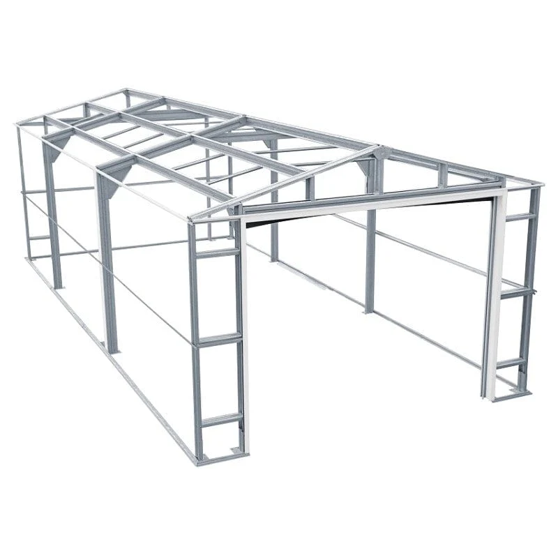 DuraMax | Imperial Metal Garage 12X20 Light Grey With Off White Trim | Western States - Image 7