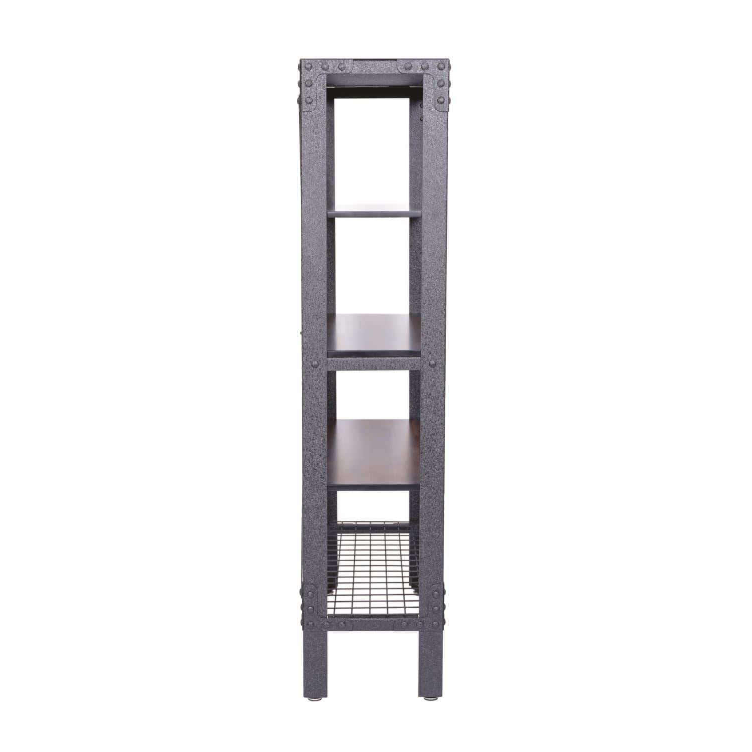 DuraMax | Industrial Metal and Wood Storage Bookcase - Image 5